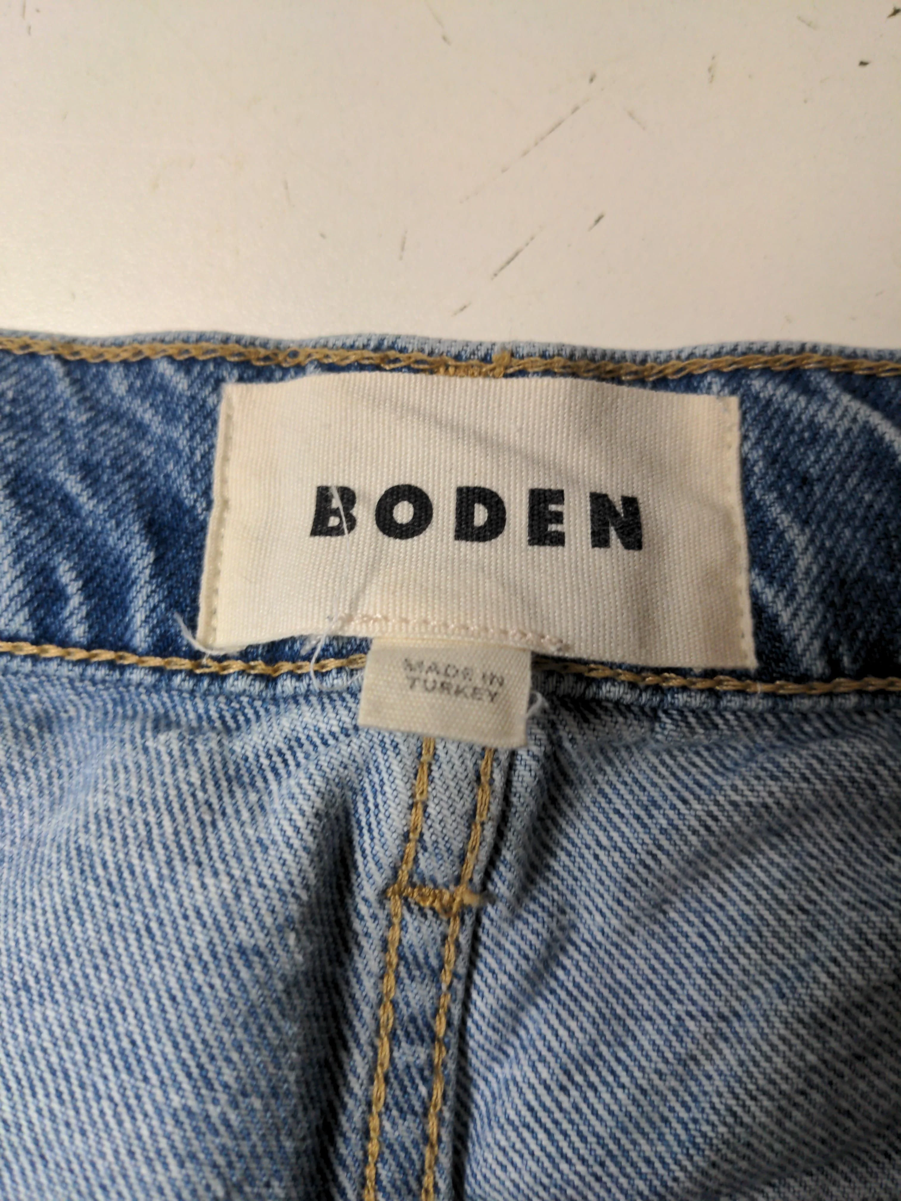 Boden Women's Jeans M Blue 100% Cotton Wide-Leg - Image 5