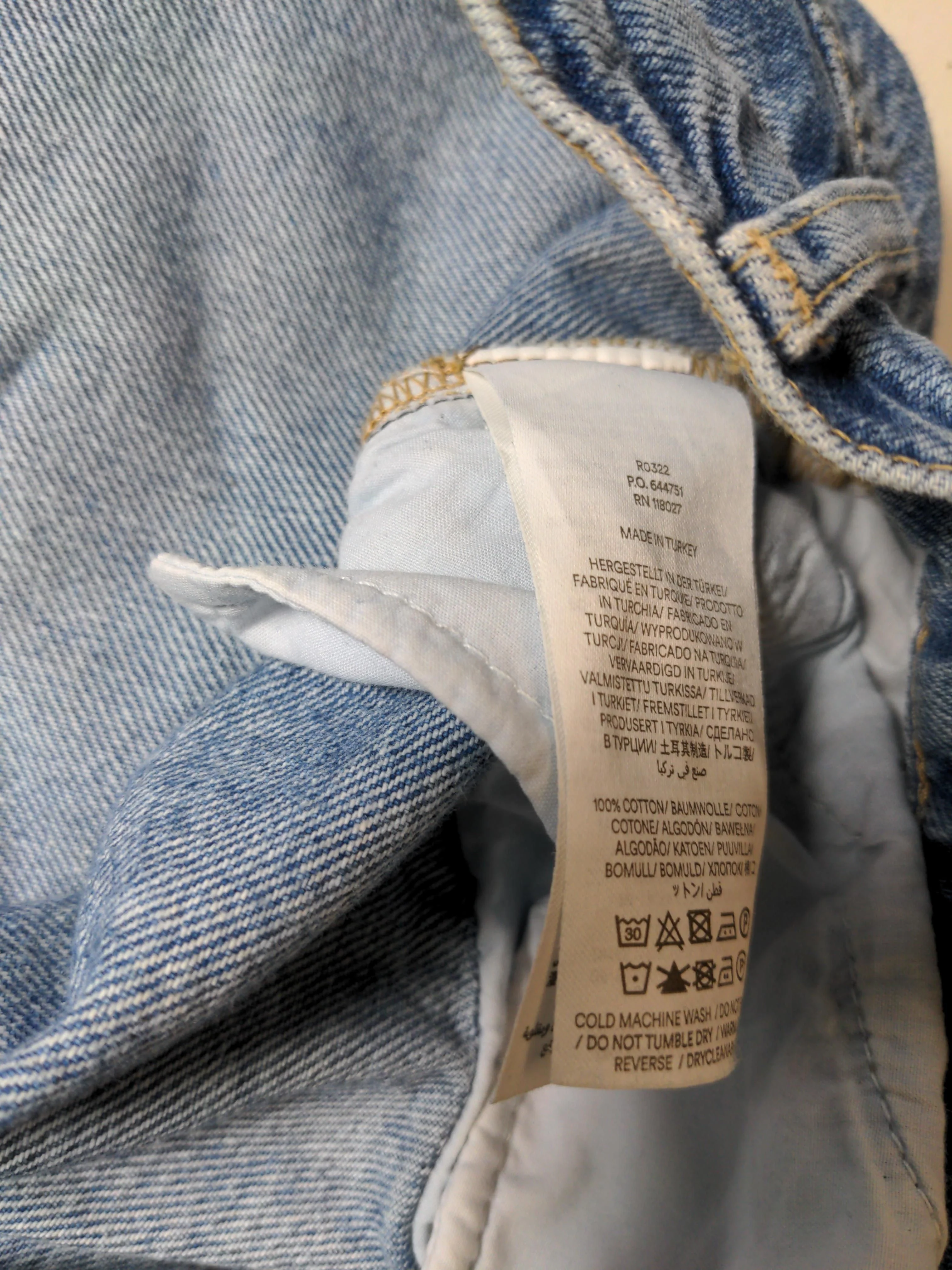 Boden Women's Jeans M Blue 100% Cotton Wide-Leg - Image 6