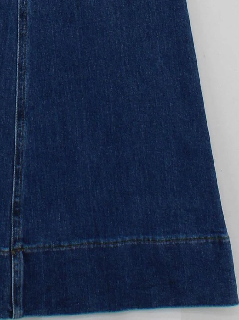 Boden Women's Jeans UK 10 Blue Cotton with Polyester, Elastane Flared - Image 4
