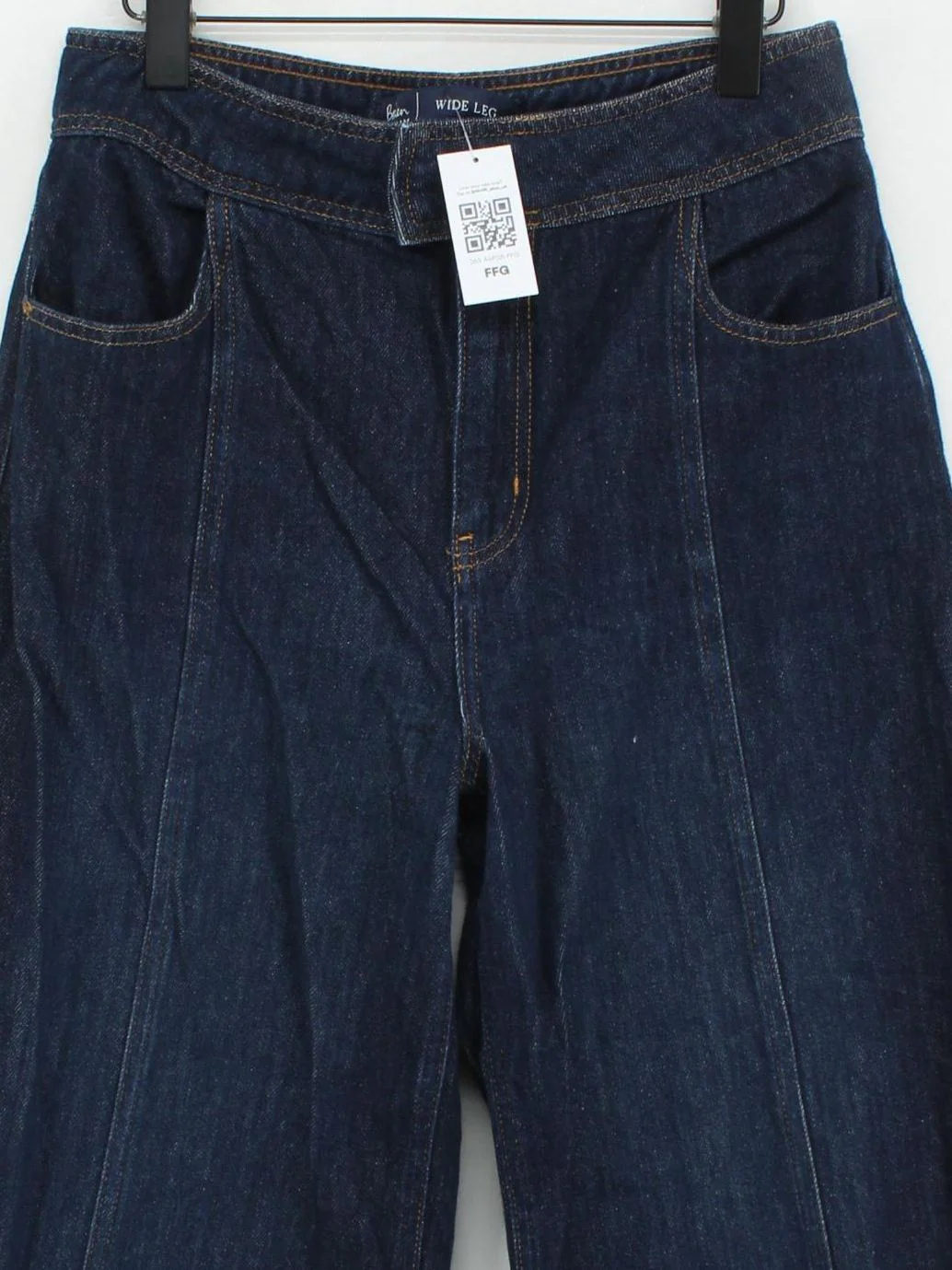 Boden Women's Jeans UK 12 Blue 100% Other Wide-Leg - Image 3