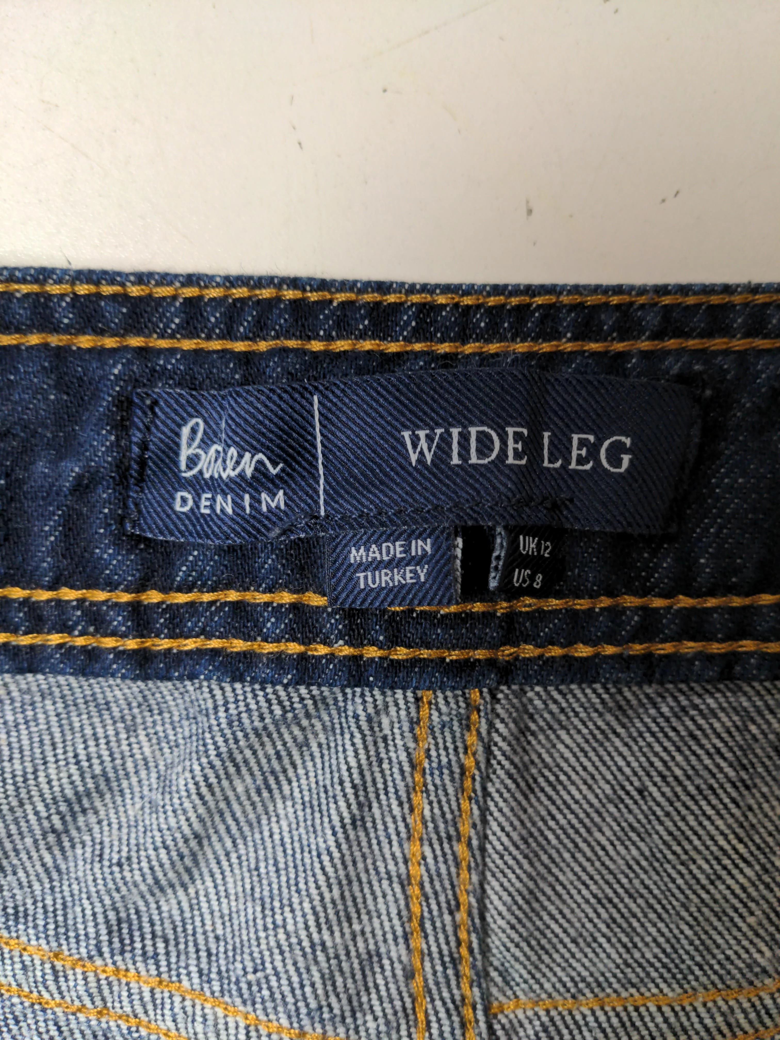 Boden Women's Jeans UK 12 Blue 100% Other Wide-Leg - Image 5