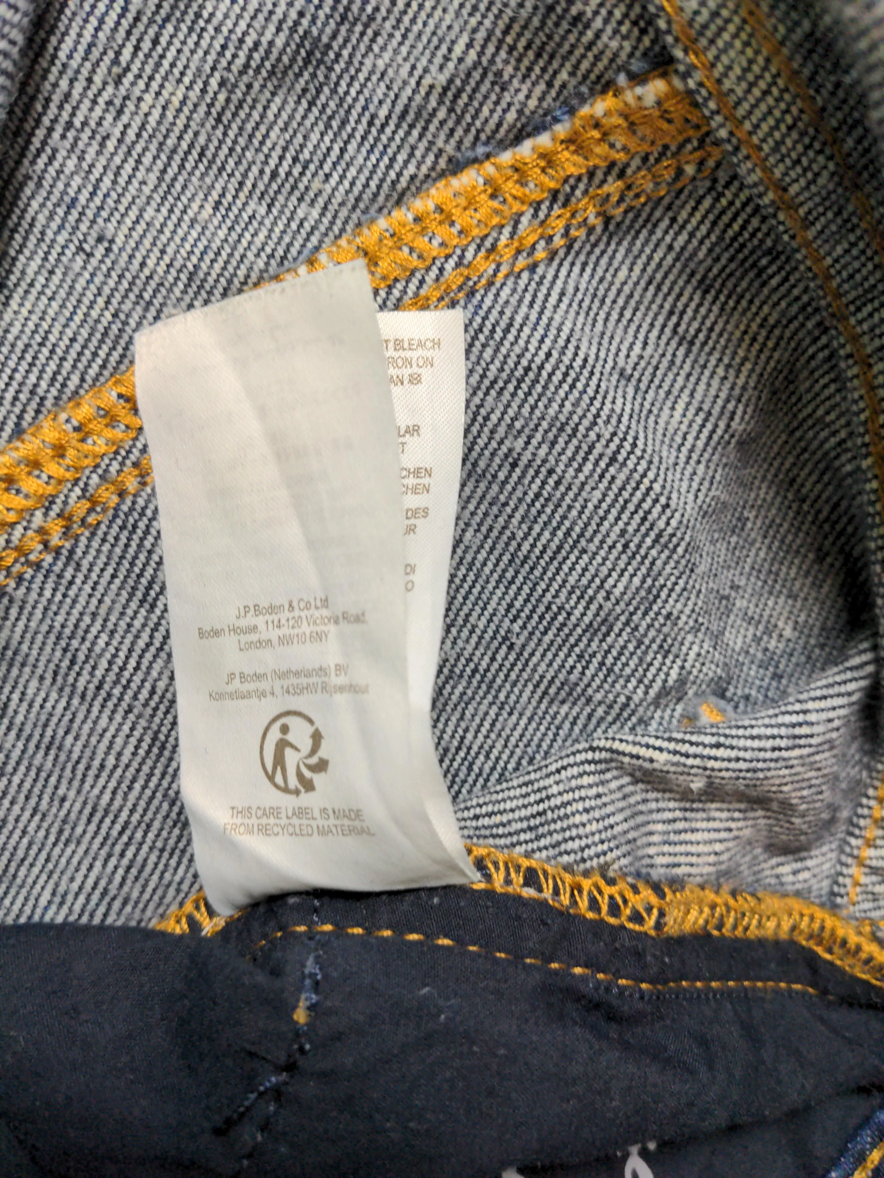 Boden Women's Jeans UK 12 Blue 100% Other Wide-Leg - Image 6