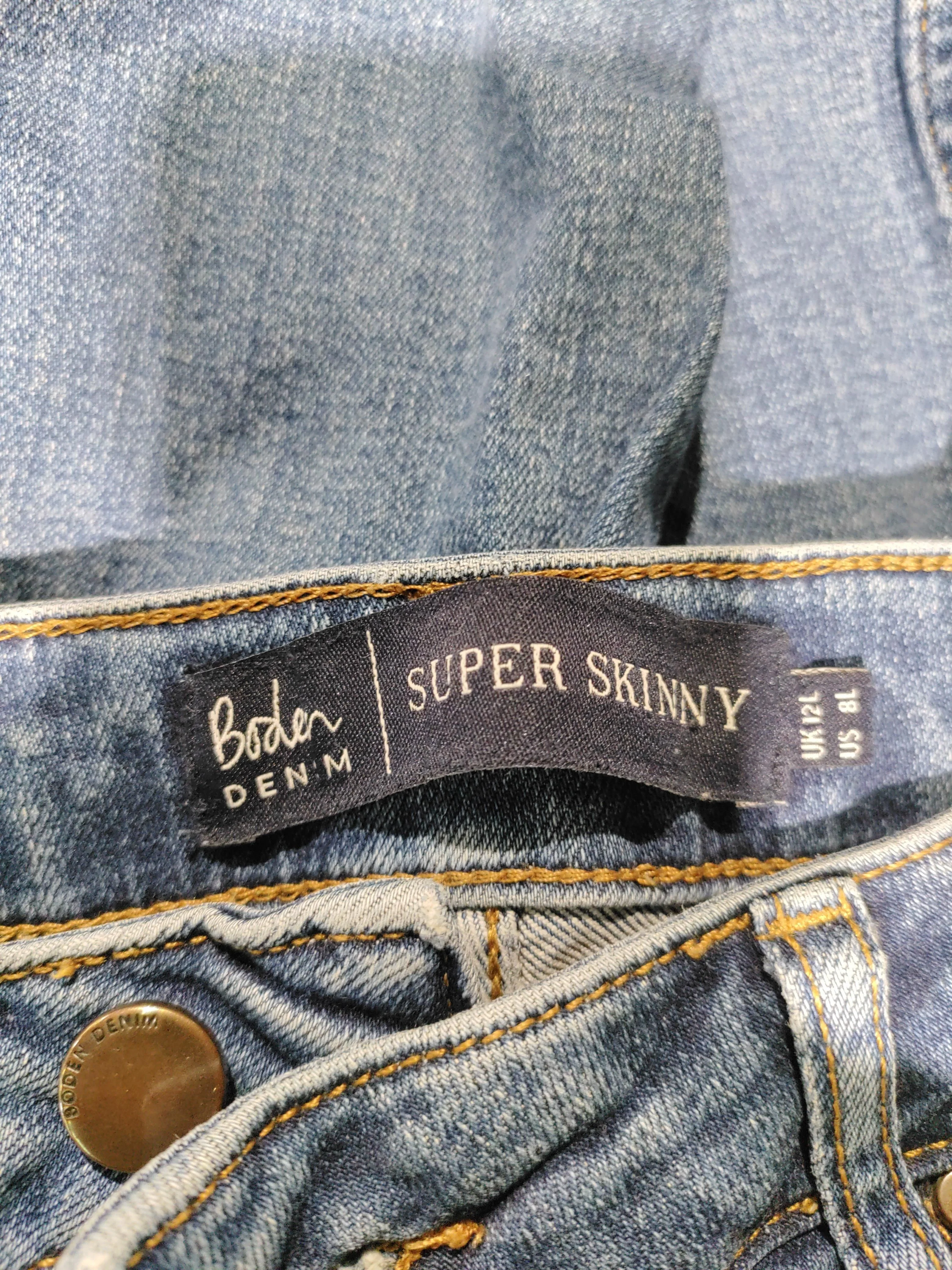 Boden Women's Jeans UK 12 Blue Cotton with Elastane Skinny - Image 5