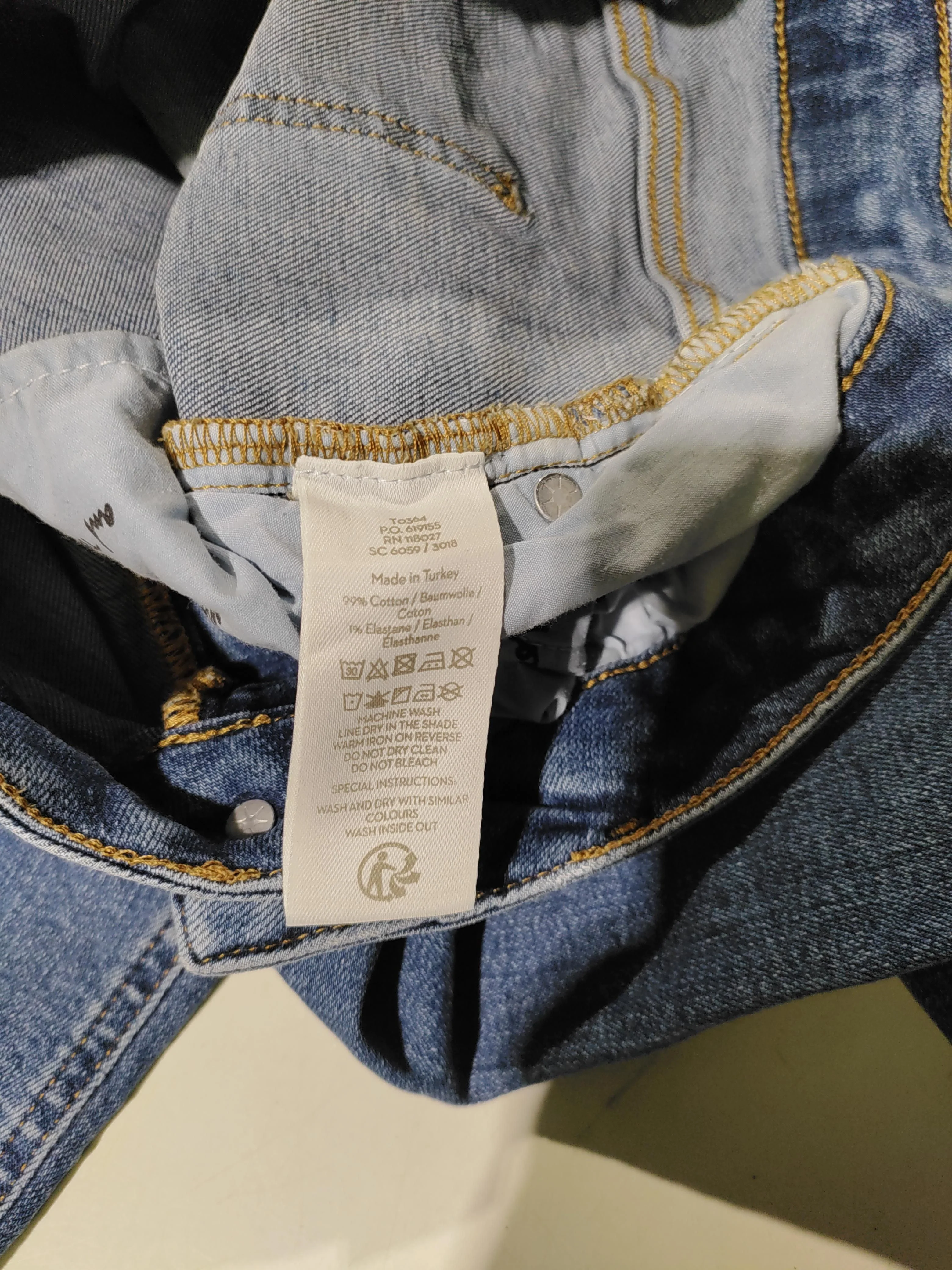 Boden Women's Jeans UK 12 Blue Cotton with Elastane Skinny - Image 6