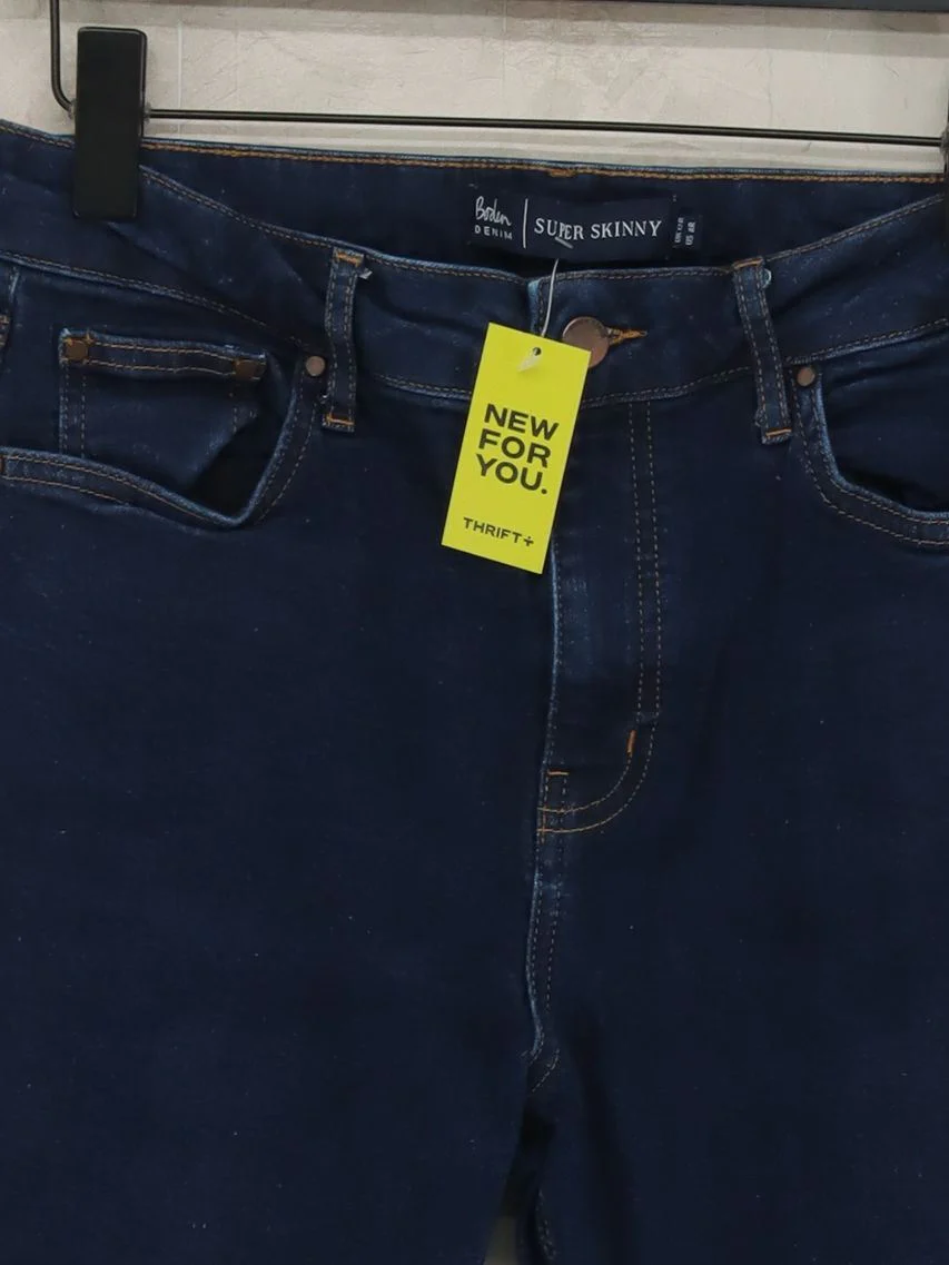 Boden Women's Jeans UK 12 Blue Cotton with Elastane Skinny - Image 3
