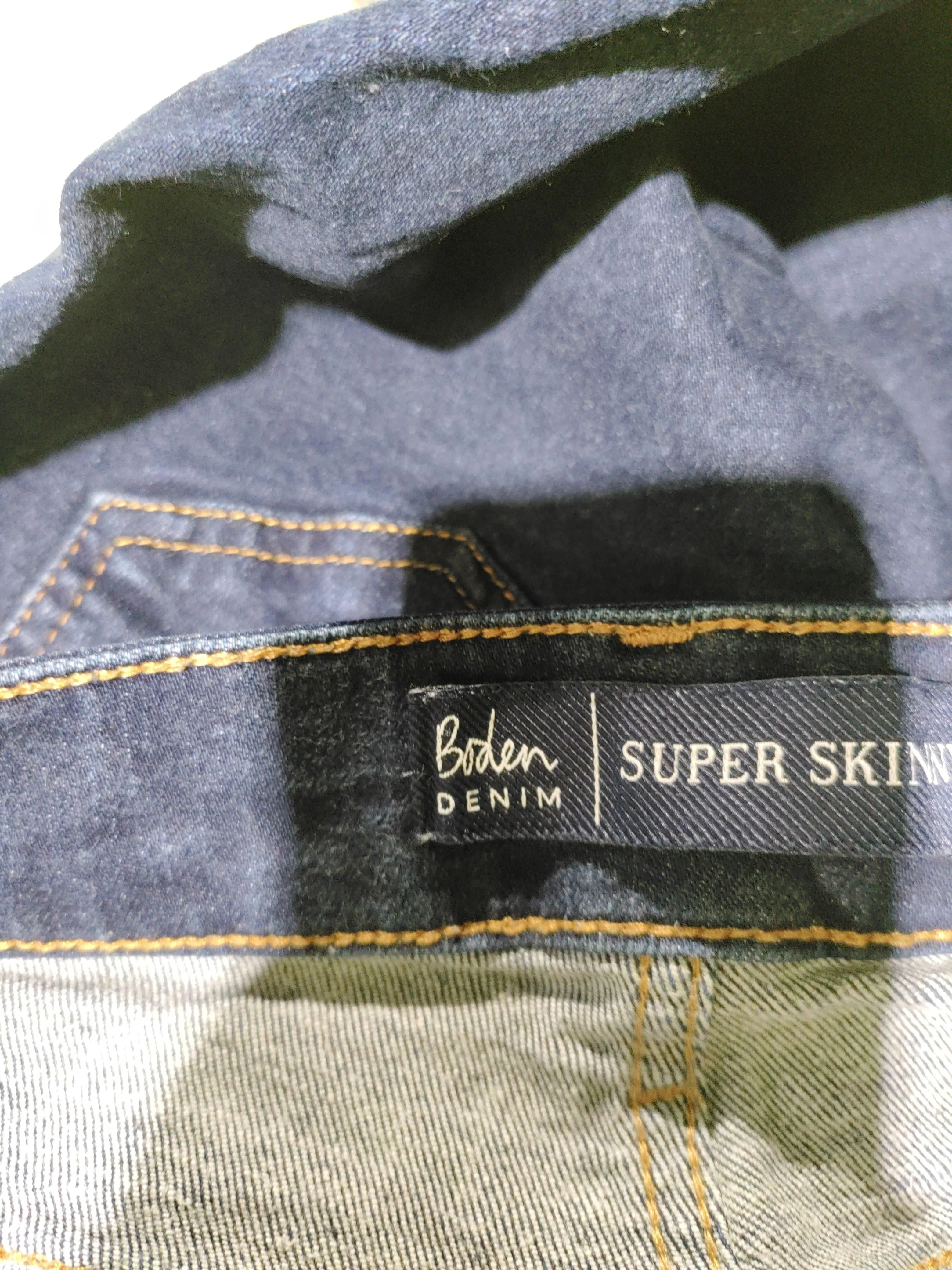 Boden Women's Jeans UK 12 Blue Cotton with Elastane Skinny - Image 5