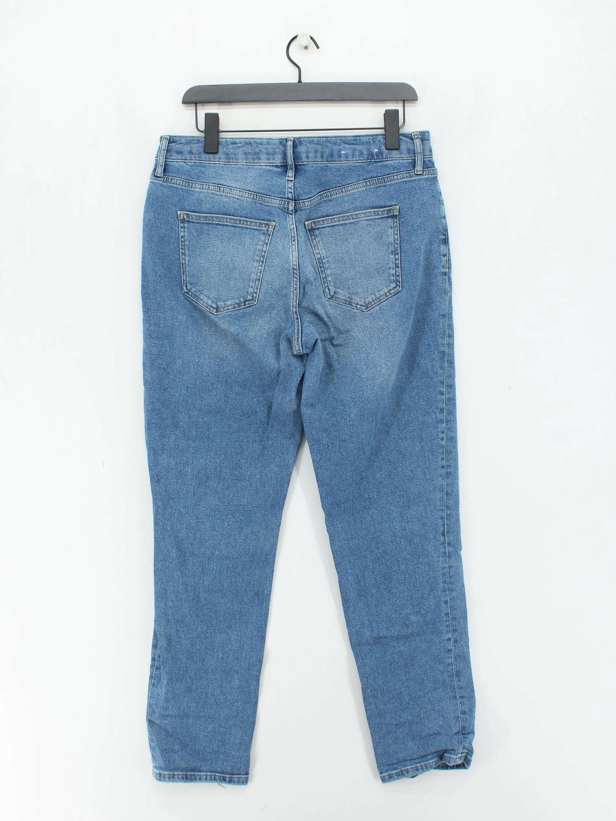 Boden Women's Jeans UK 14 Blue Cotton with Elastane Boyfriend - Image 2
