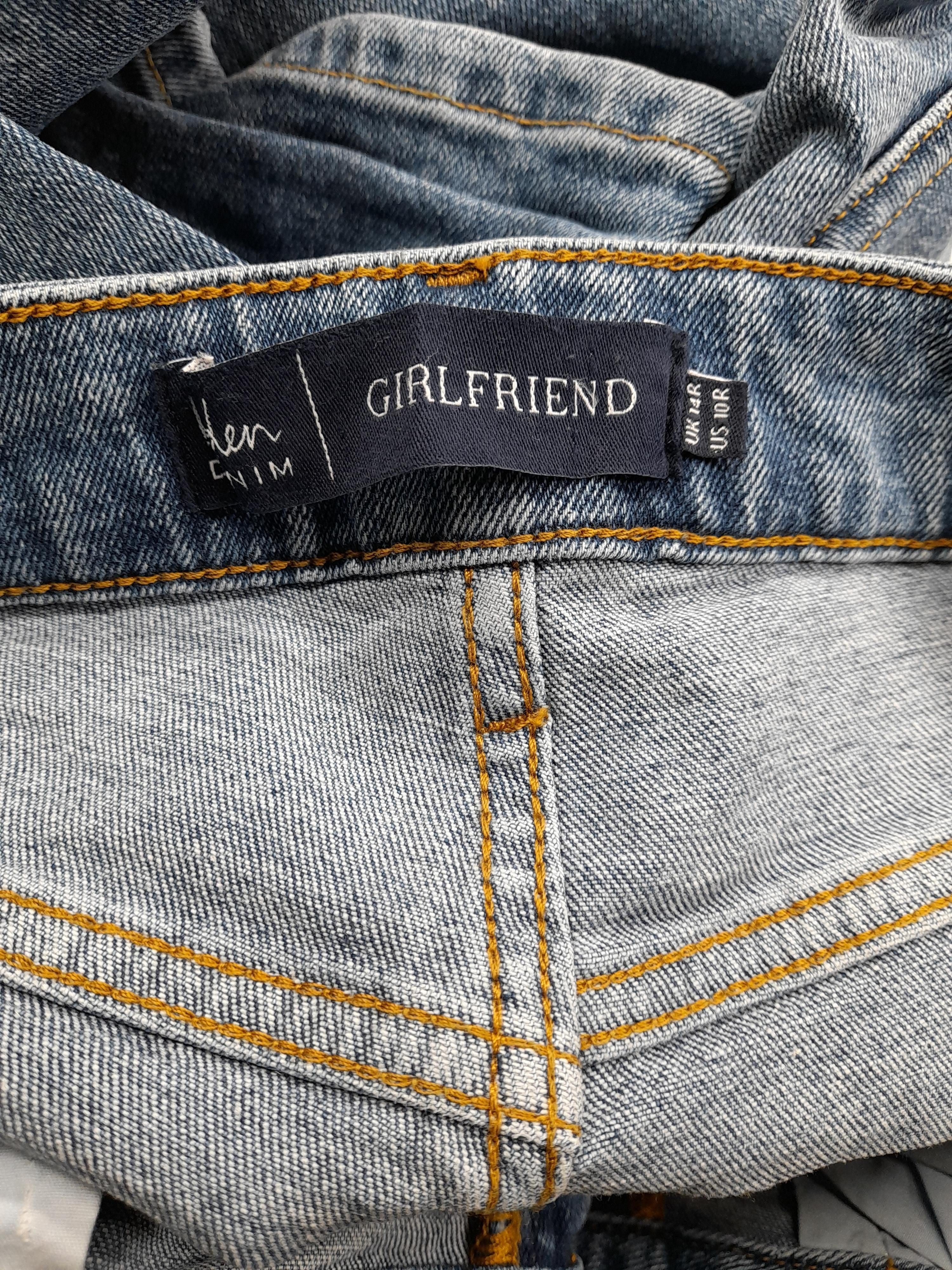 Boden Women's Jeans UK 14 Blue Cotton with Elastane Boyfriend - Image 5
