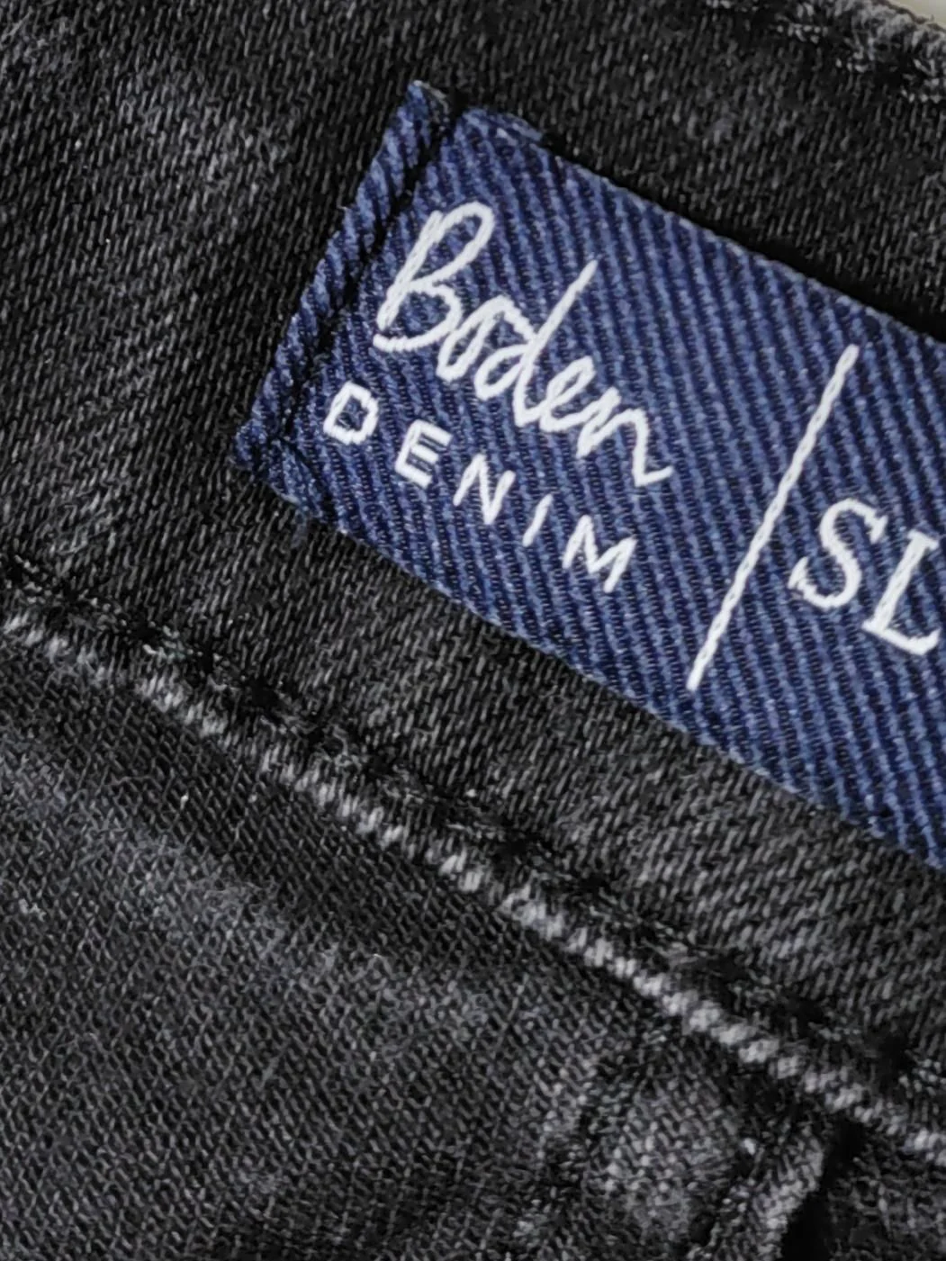 Boden Women's Jeans UK 16 Black Cotton with Polyester Straight - Image 6