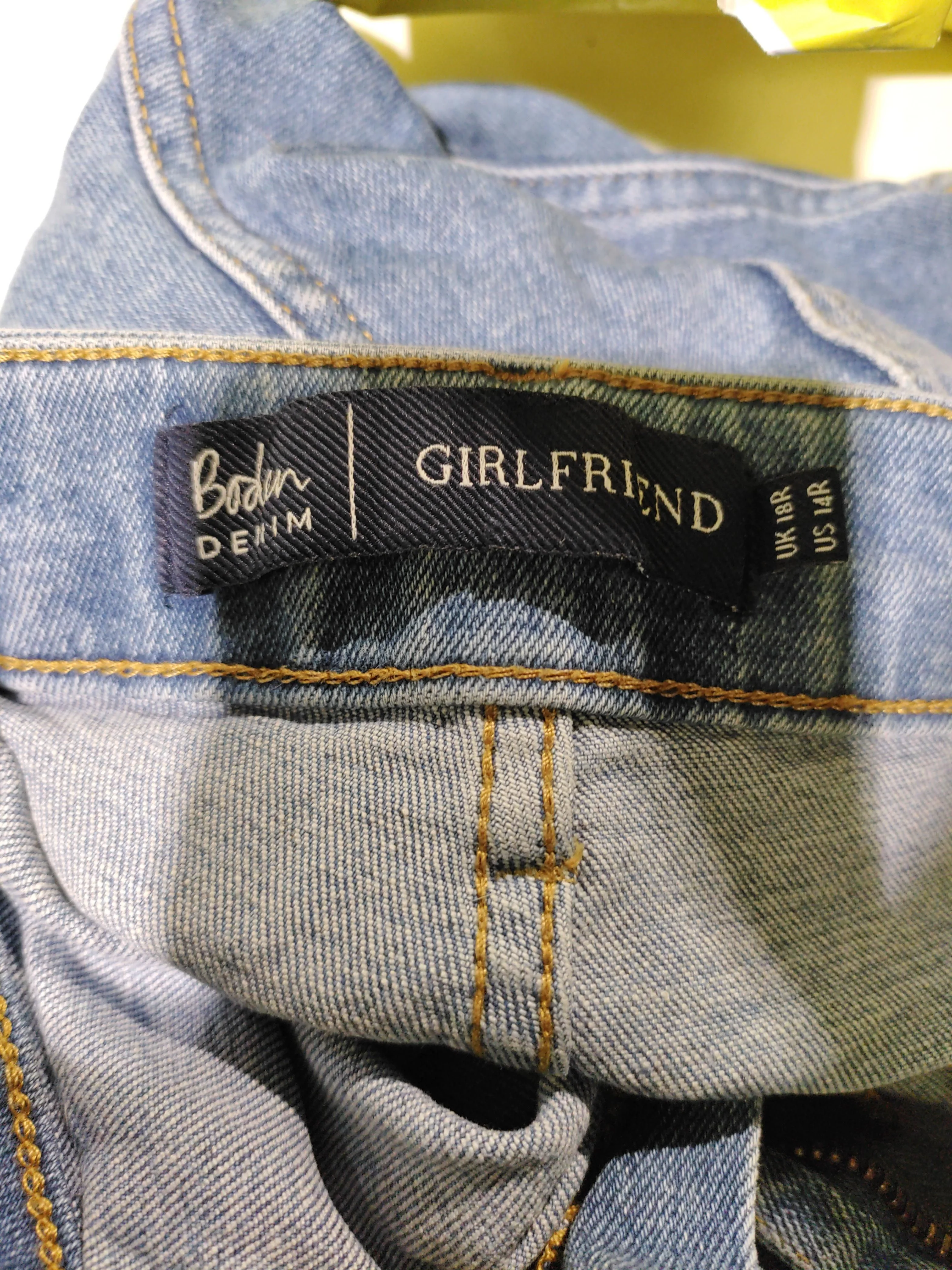 Boden Women's Jeans UK 18 Blue 100% Cotton Boyfriend - Image 6