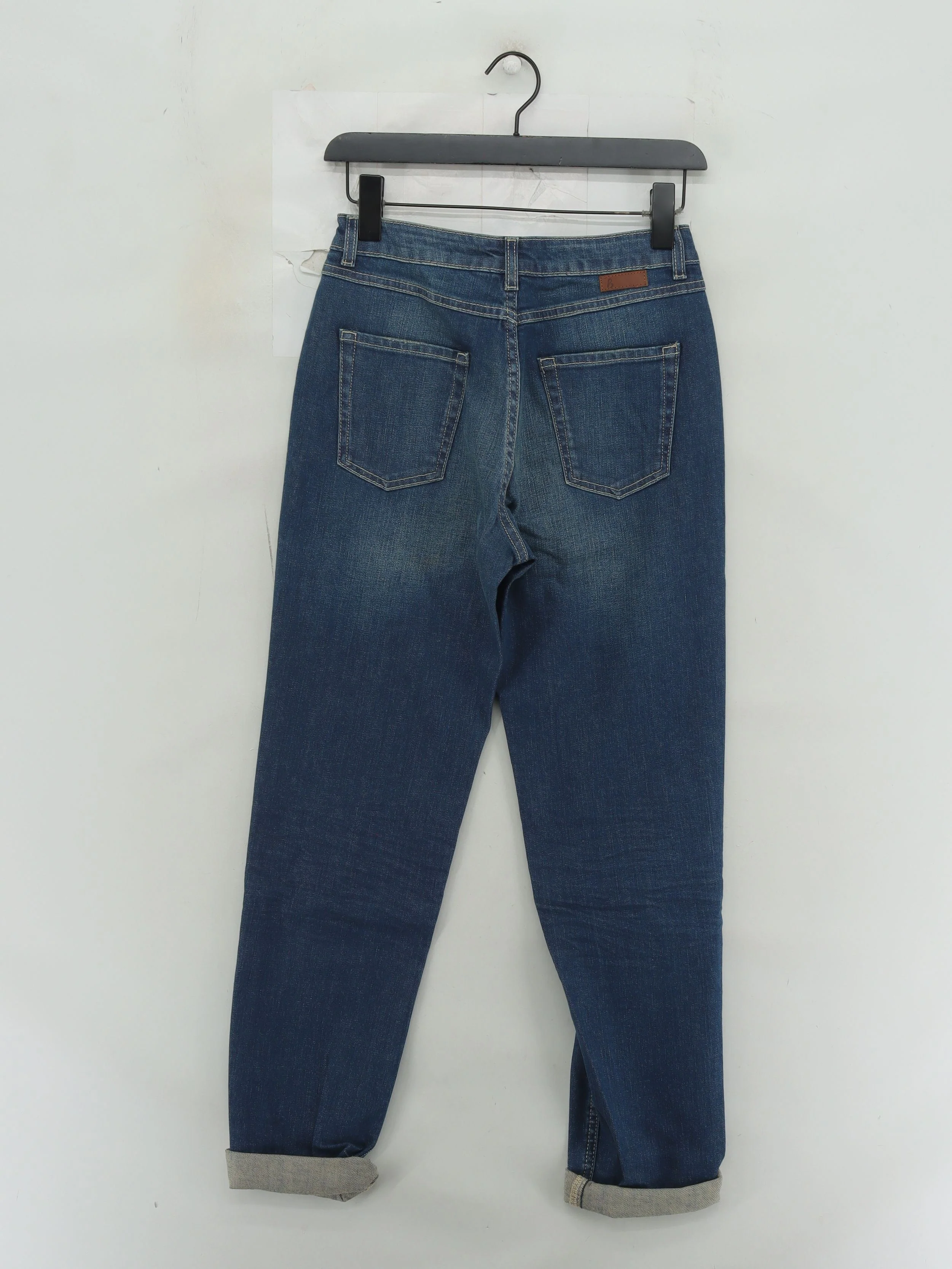 Boden Women's Jeans UK 8 Blue Cotton with Elastane Mom - Image 2