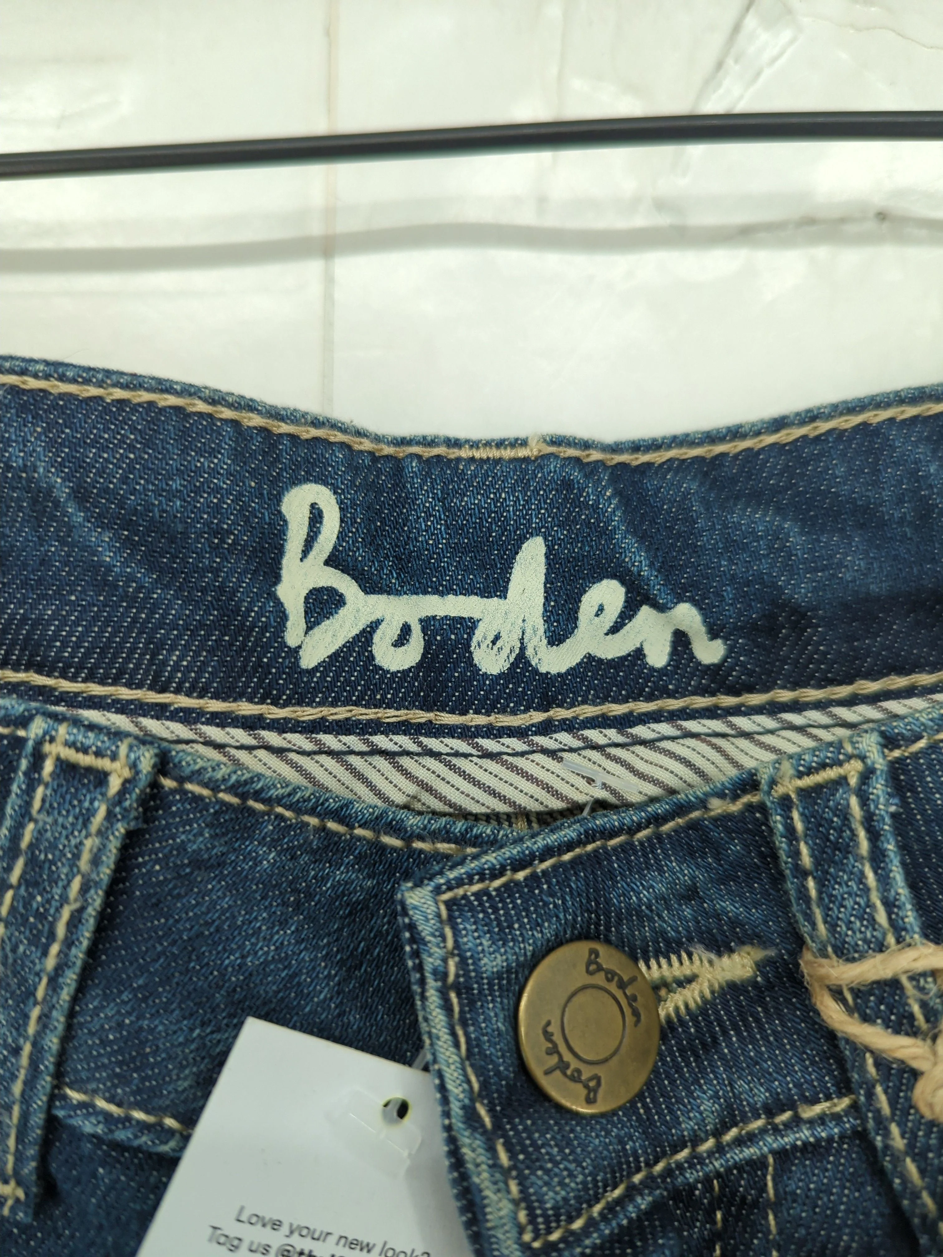 Boden Women's Jeans UK 8 Blue Cotton with Elastane Mom - Image 5
