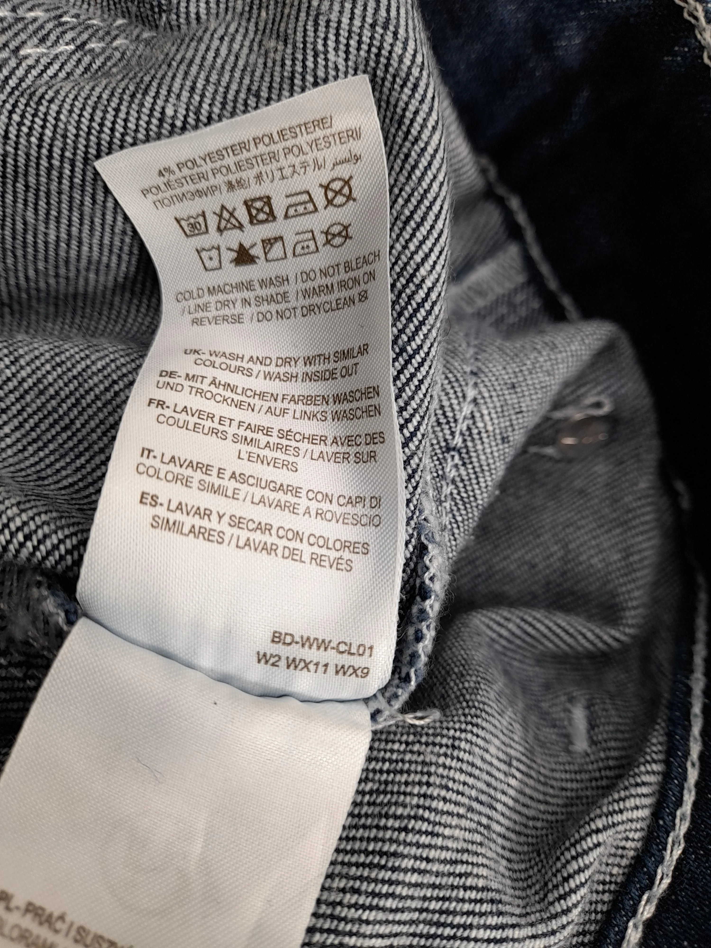 Boden Women's Jeans W 29 in Blue Cotton with Polyester Wide-Leg - Image 6