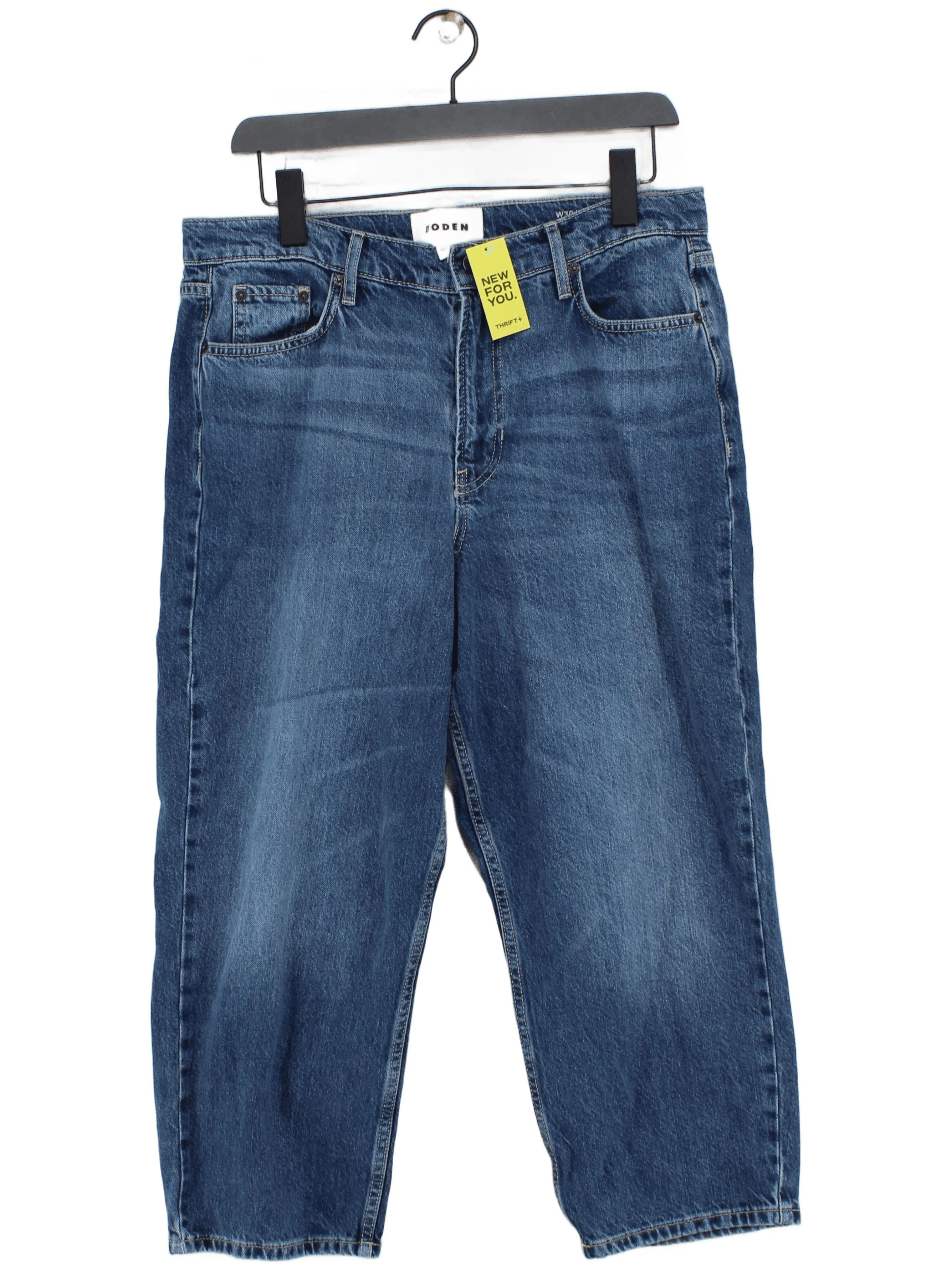 Boden Women's Jeans W 30 in Blue 100% Cotton Wide-Leg