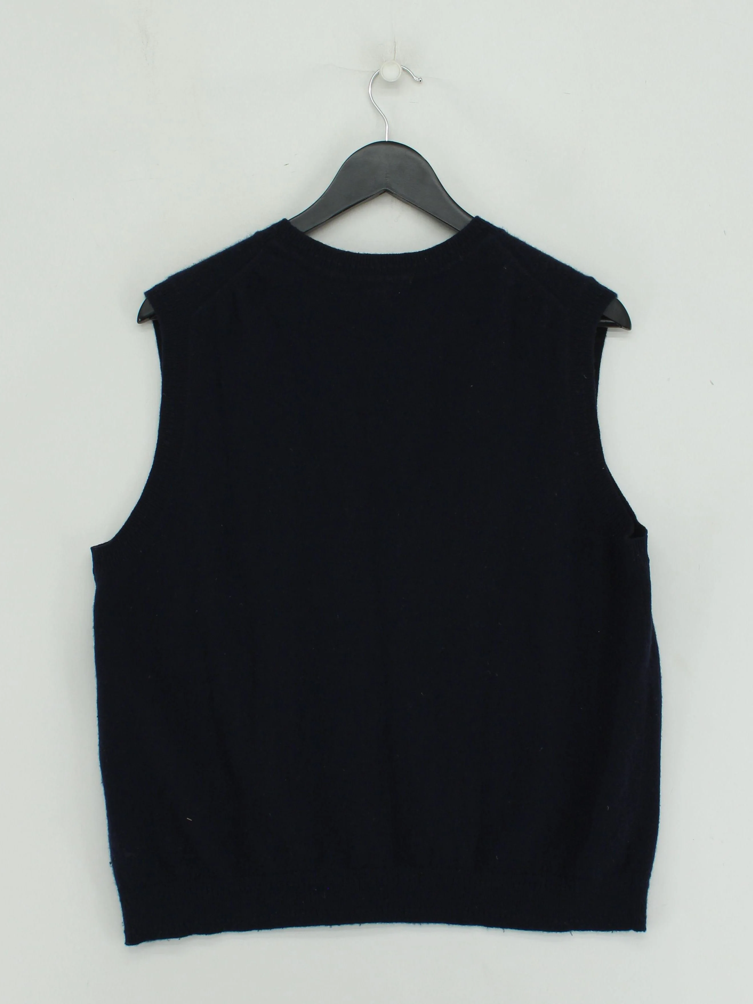 Boden Women's Jumper L Blue 100% Cashmere Round Neck Vest - Image 2