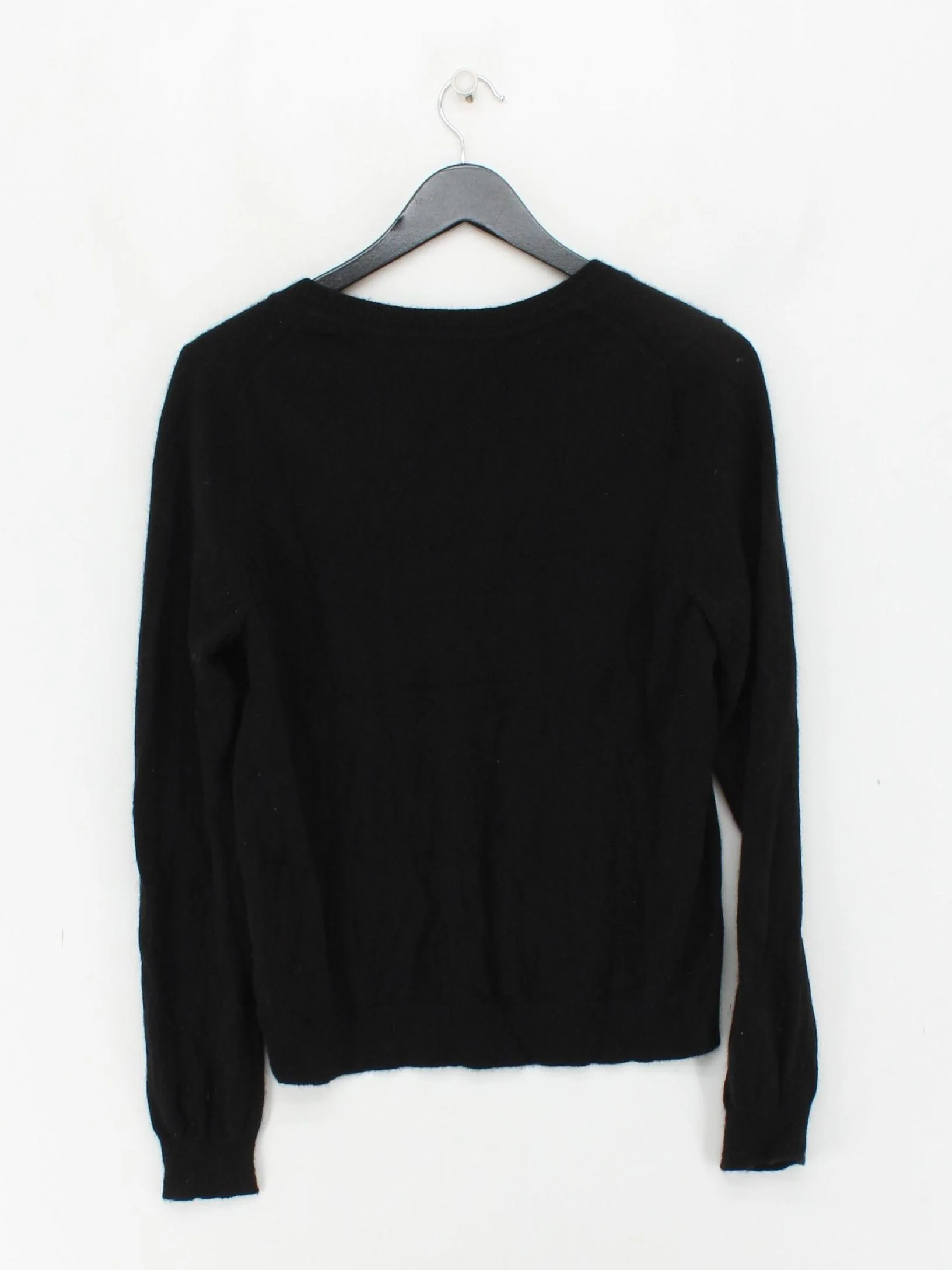 Boden Women's Jumper M Black 100% Cashmere V-Neck Pullover - Image 2