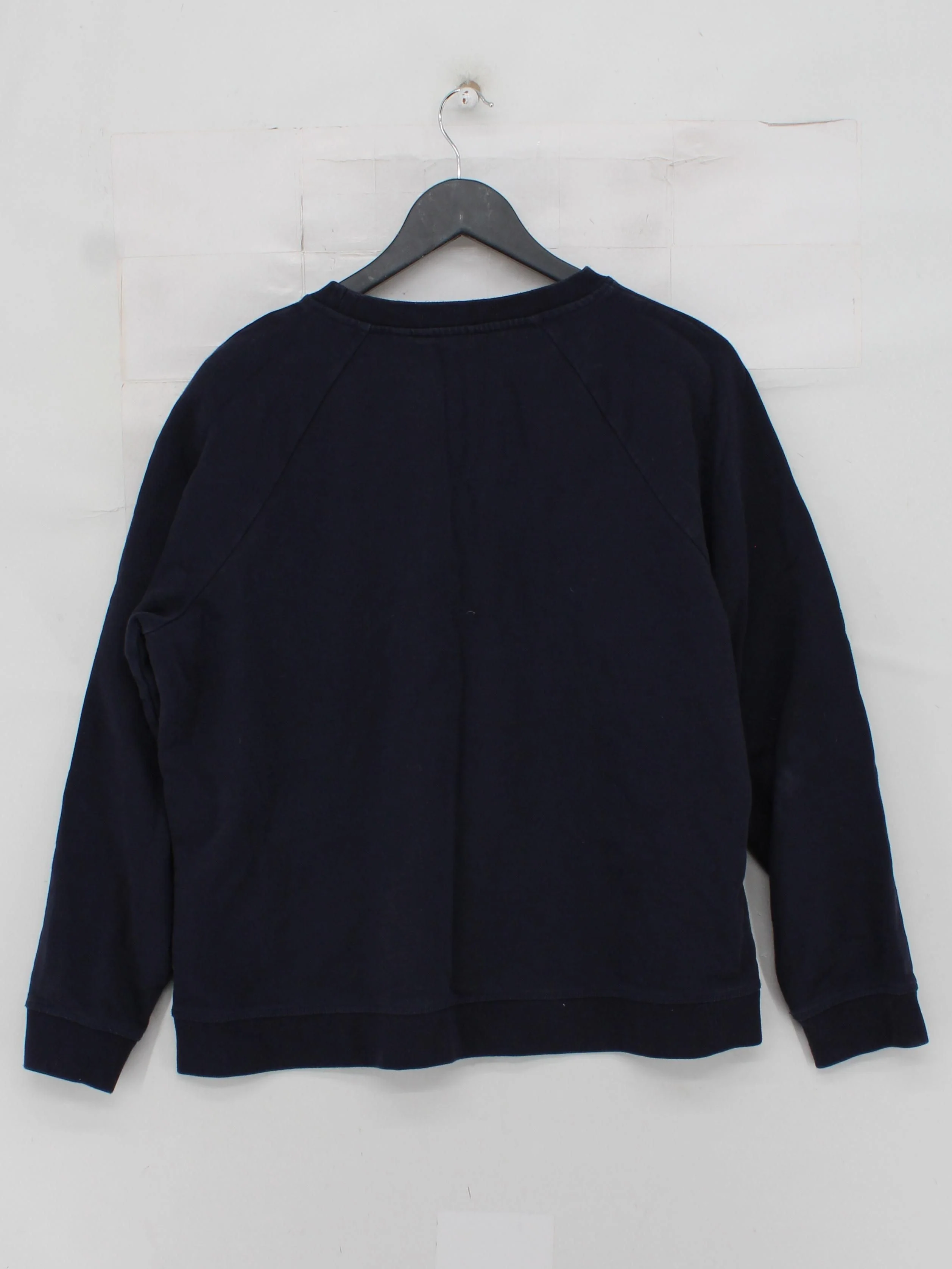Boden Women's Jumper M Blue Graphic Cotton with Polyester Crew Neck Pullover - Image 2