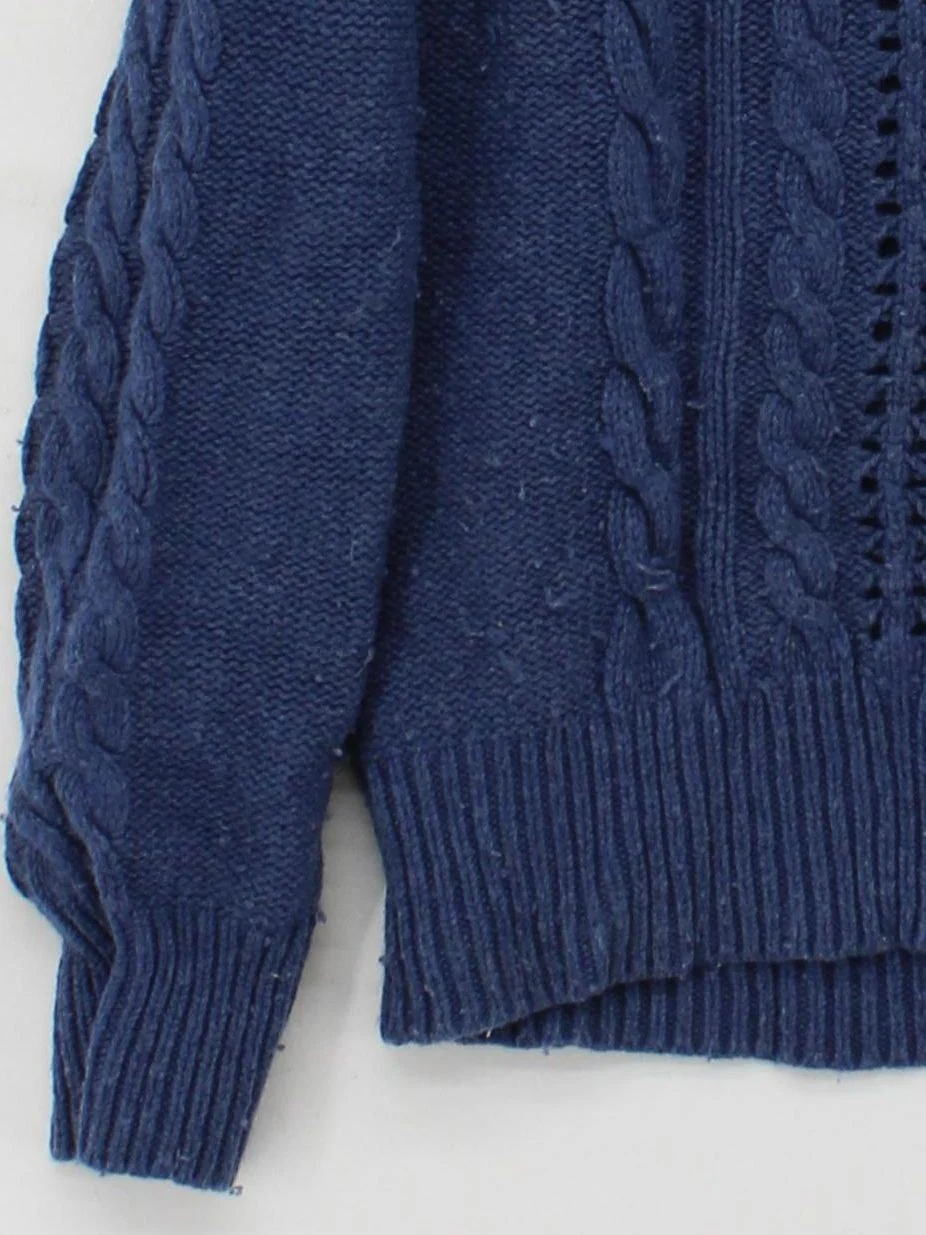 Boden Women's Jumper M Blue Wool with Nylon Round Neck Pullover - Image 4