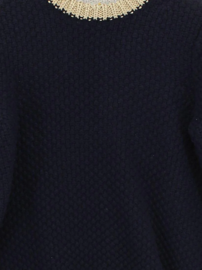 Boden Women's Jumper M Blue Wool with Polyamide, Polyester, Other Pullover - Image 3