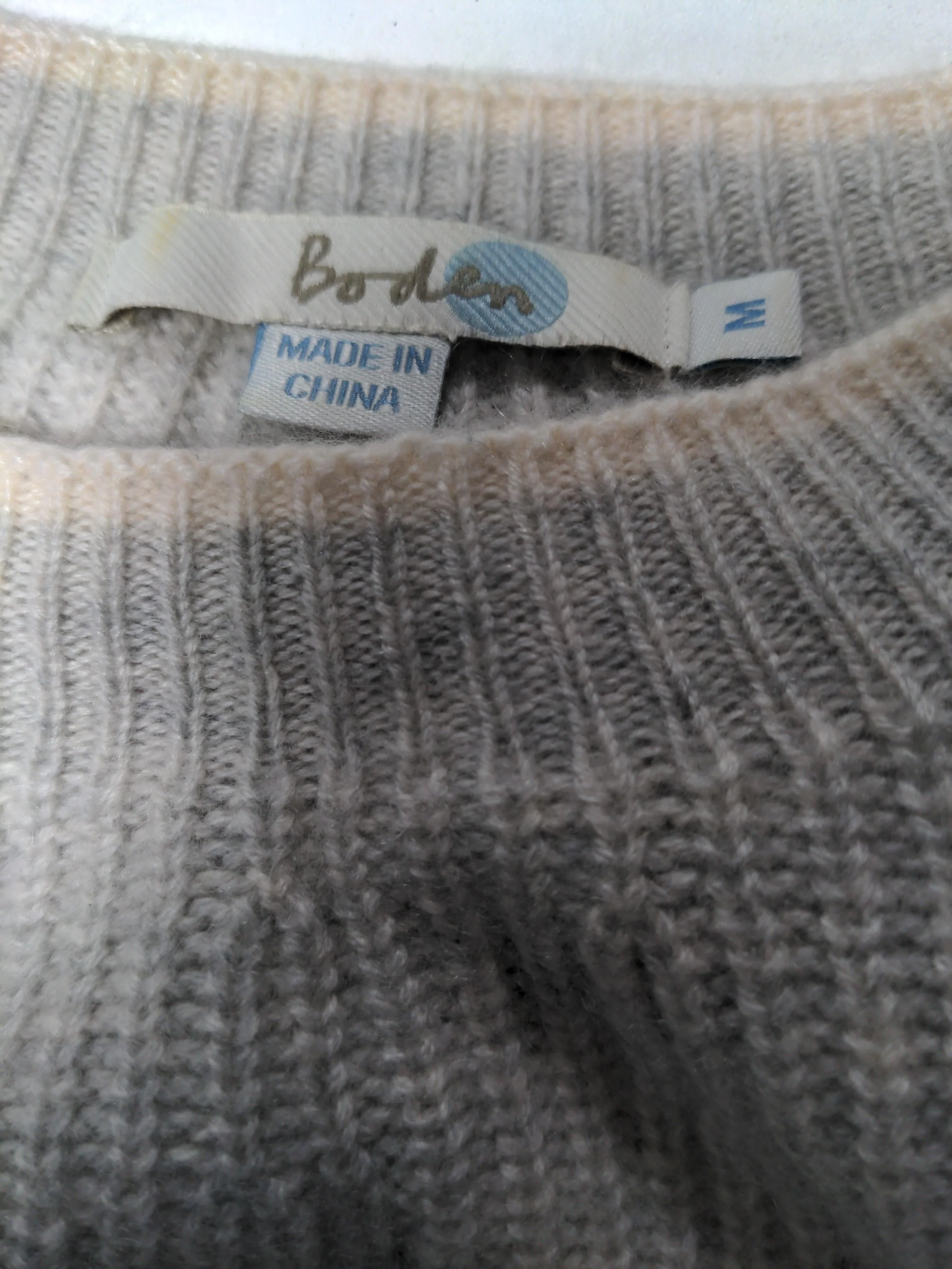 Boden Women's Jumper M Grey 100% Cashmere Round Neck Pullover - Image 6