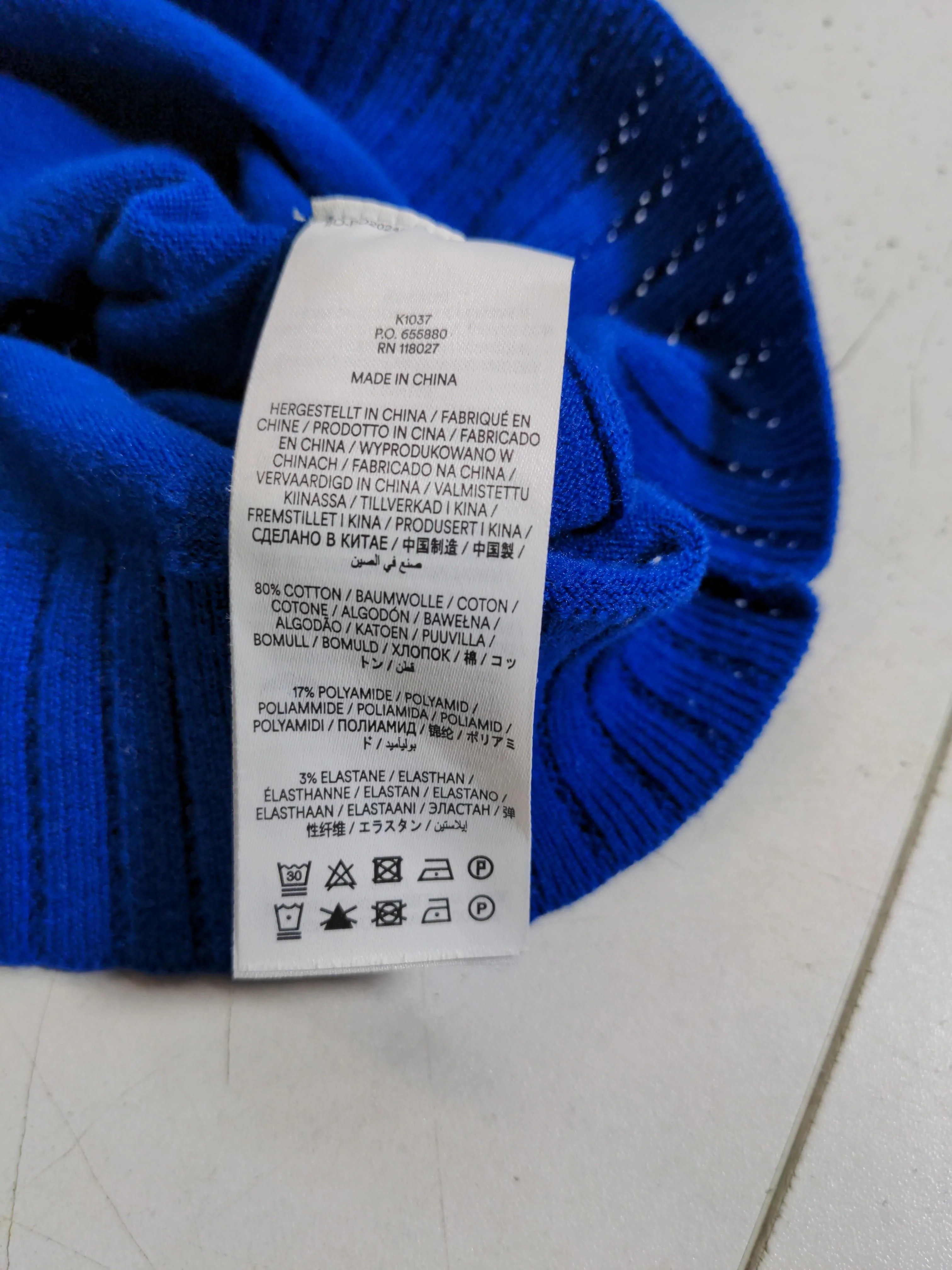 Boden Women's Jumper S Blue Cotton with Polyamide, Elastane Round Neck Pullover - Image 6
