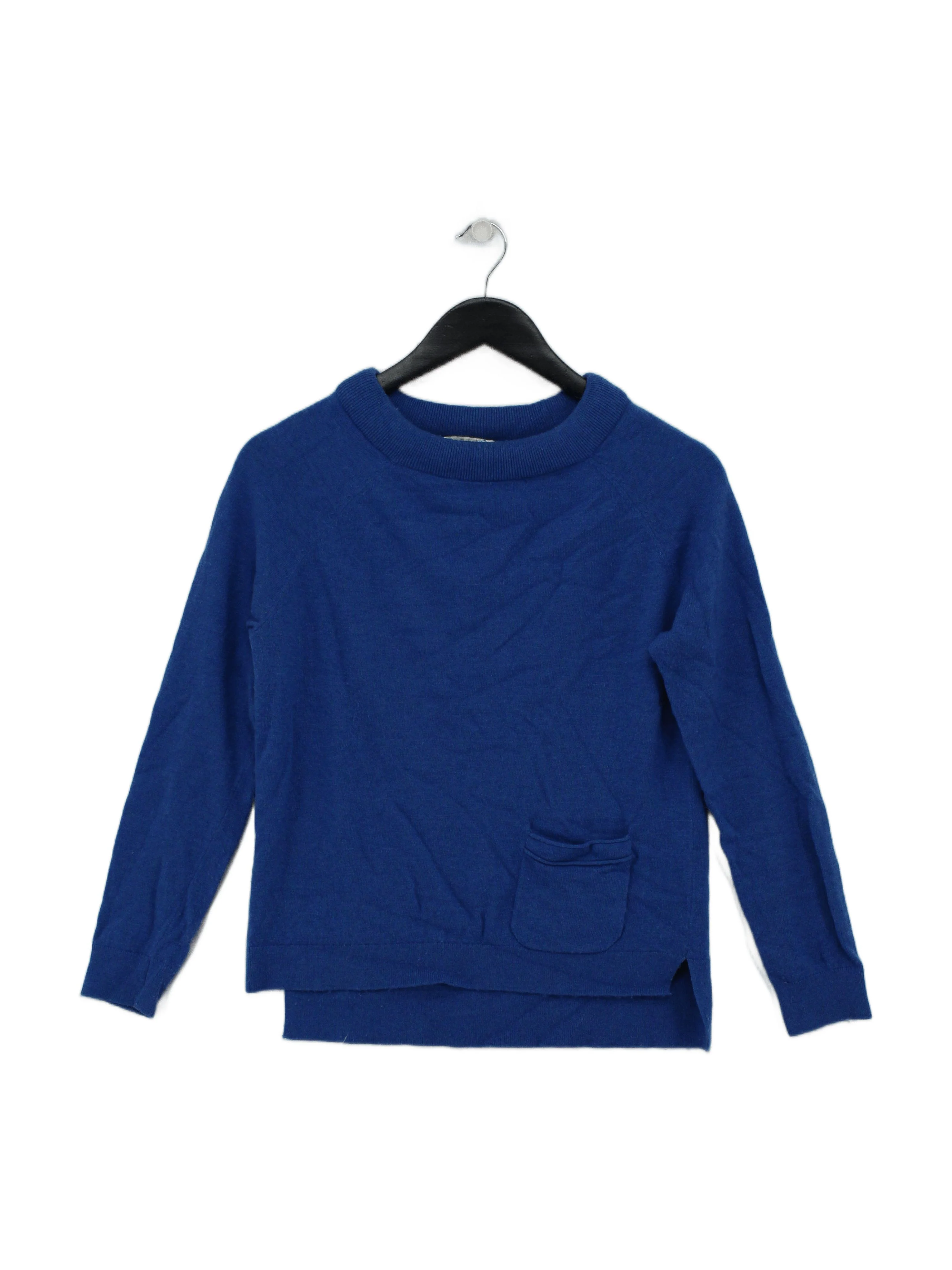 Boden Women's Jumper UK 10 Blue Nylon with Wool, Viscose, Cashmere Pullover