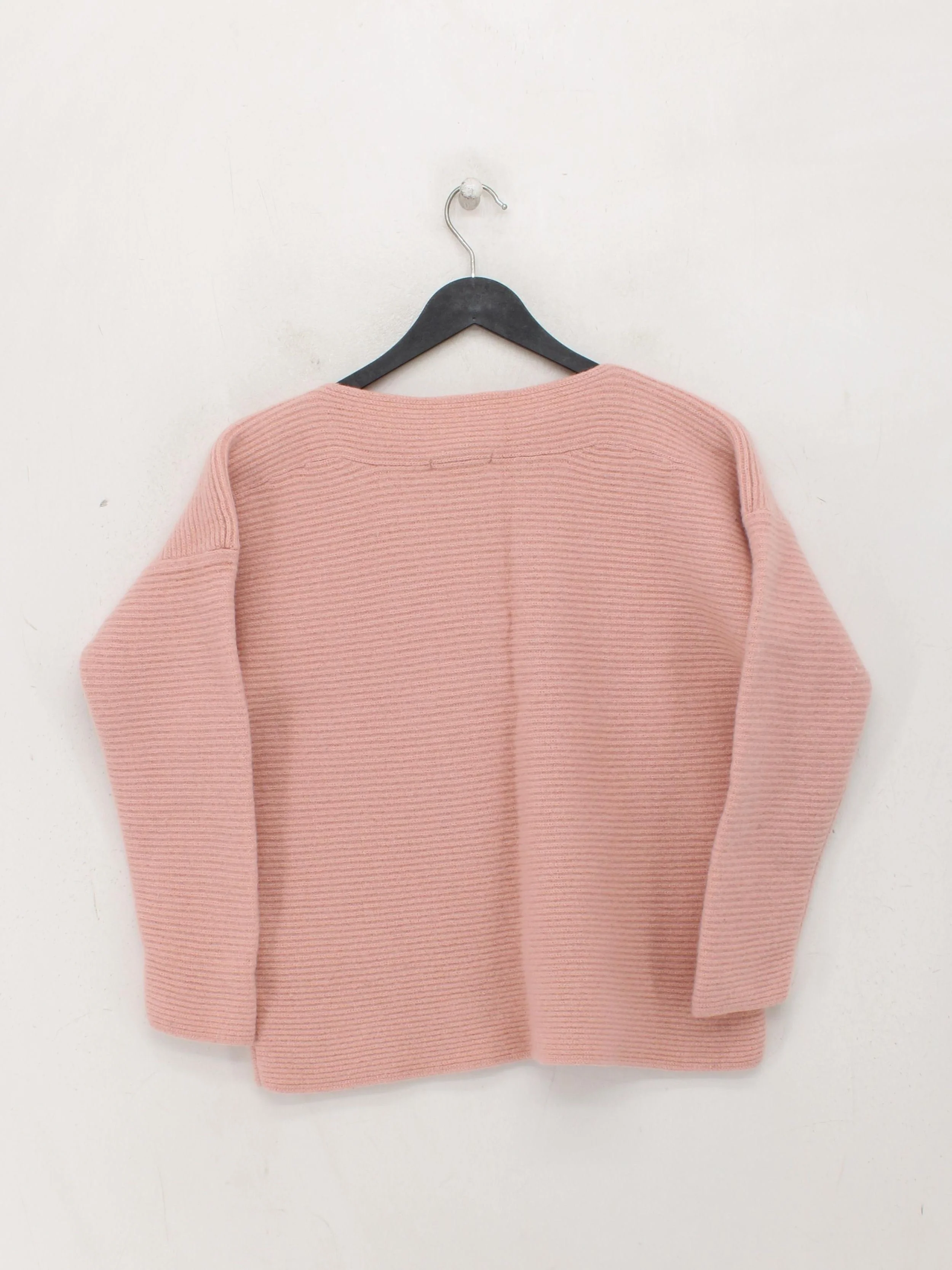 Boden Women's Jumper UK 10 Pink Wool with Cashmere Crew Neck Pullover - Image 2