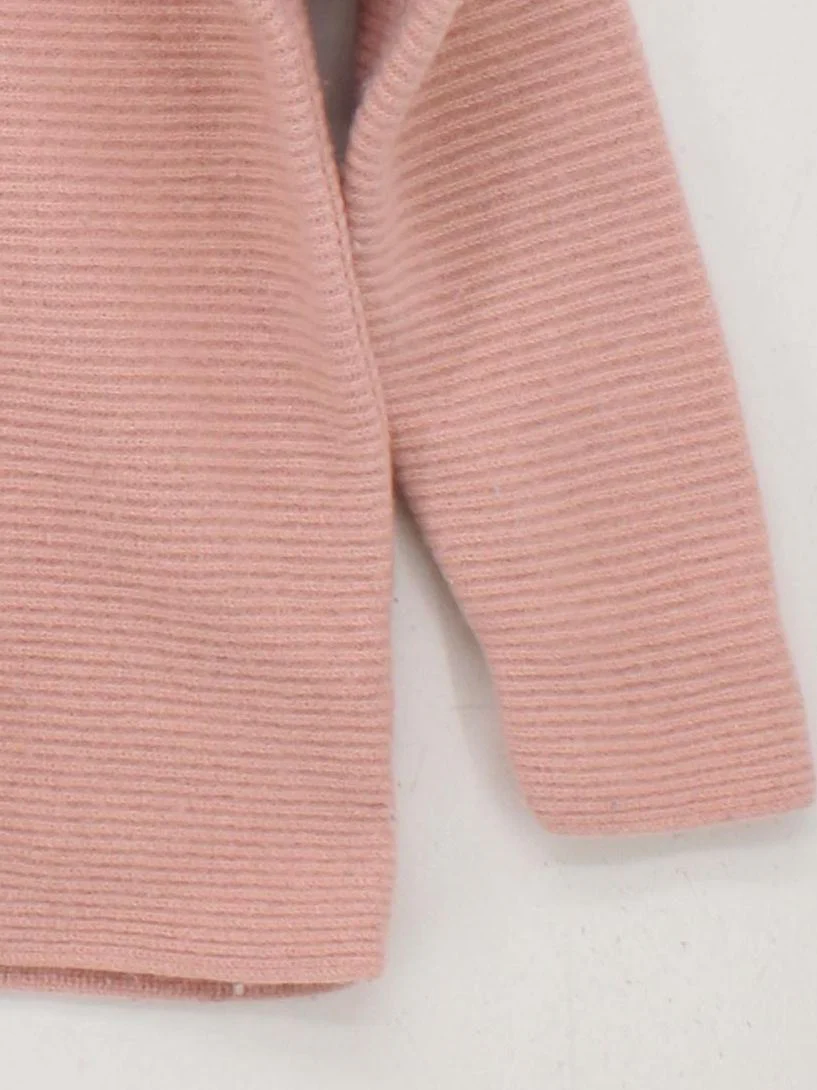 Boden Women's Jumper UK 10 Pink Wool with Cashmere Crew Neck Pullover - Image 4