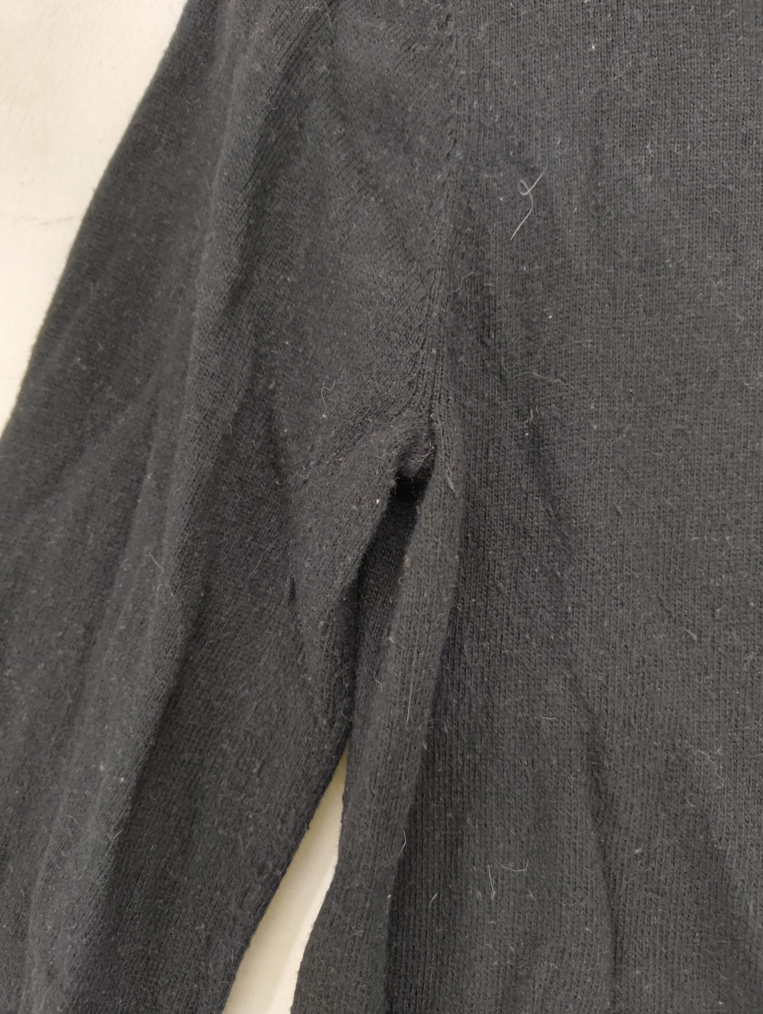 Boden Women's Jumper UK 12 Black Cotton with Viscose, Nylon, Cashmere Pullover - Image 5
