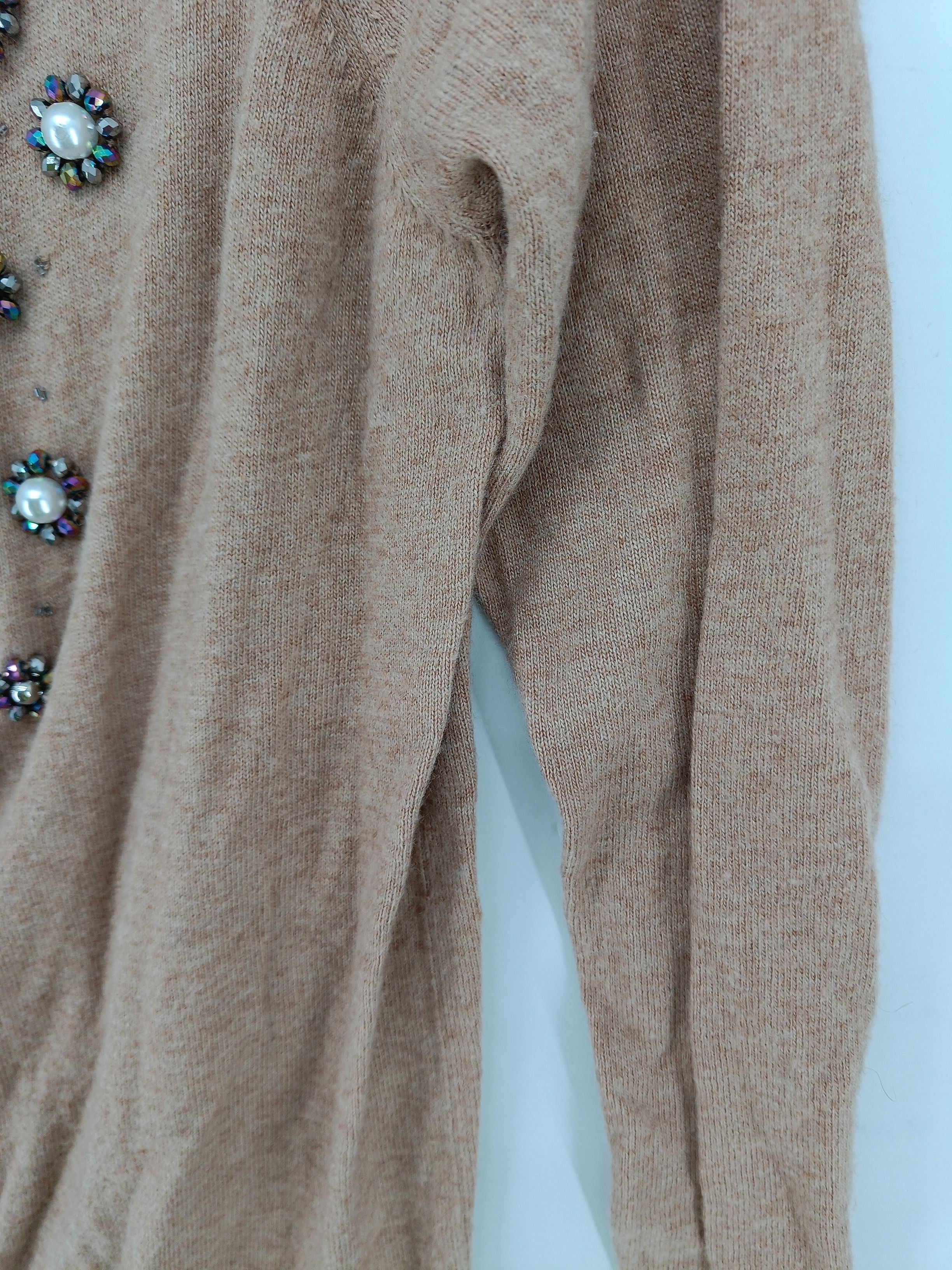 Boden Women's Jumper UK 12 Tan Nylon with Wool, Viscose, Cashmere Pullover - Image 5
