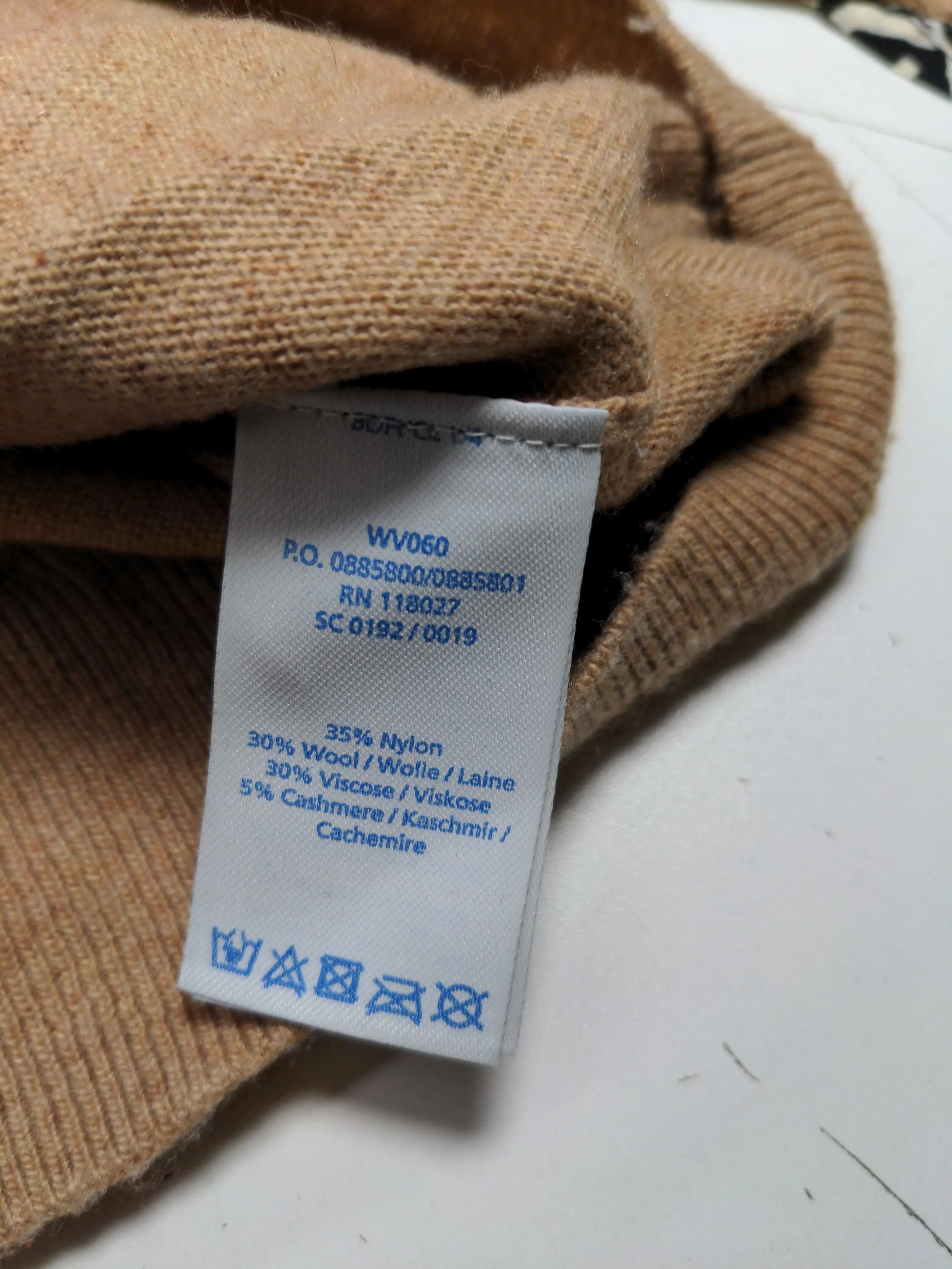 Boden Women's Jumper UK 12 Tan Nylon with Wool, Viscose, Cashmere Pullover - Image 7