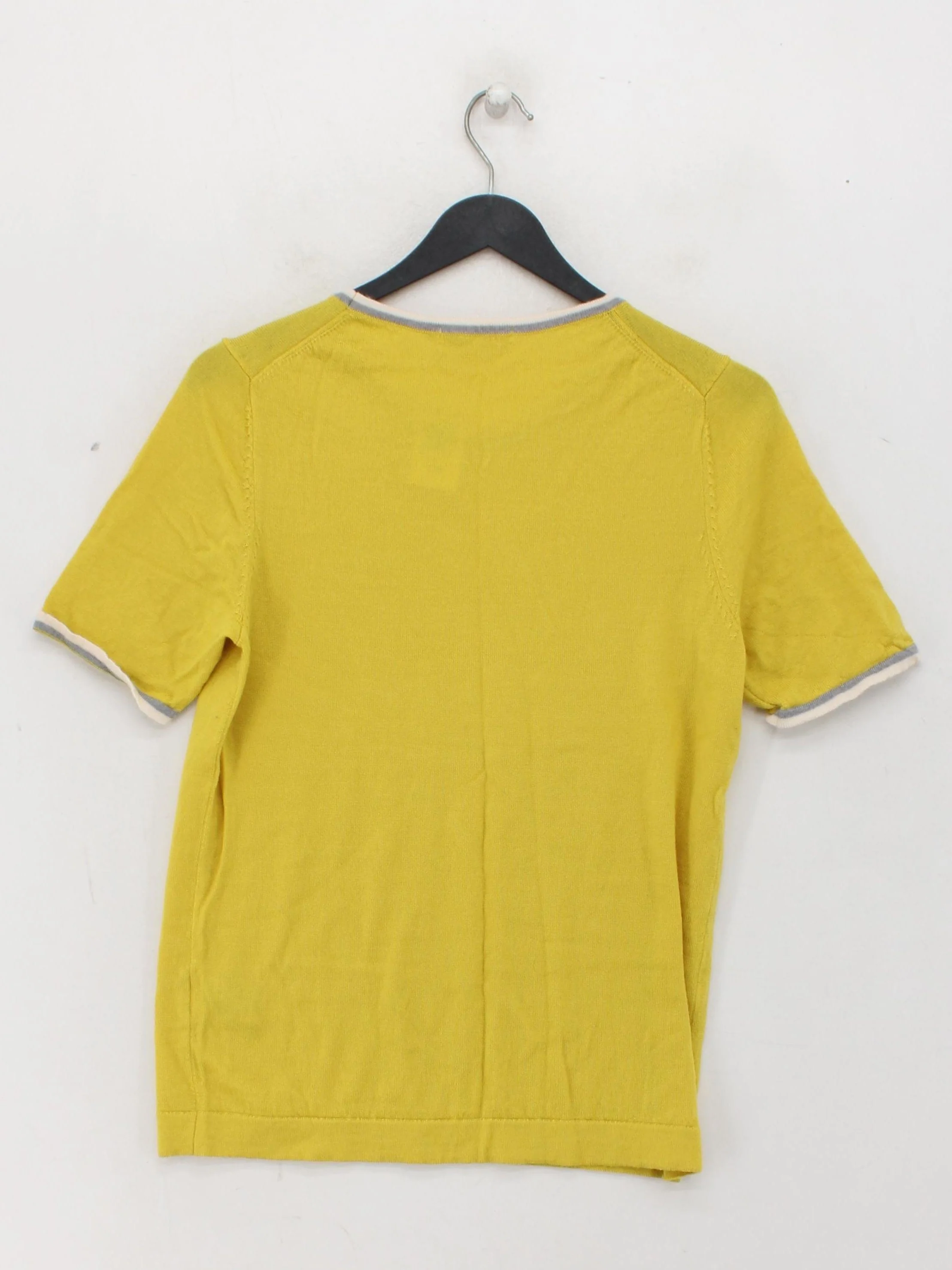 Boden Women's Jumper UK 14 Yellow 100% Wool Crew Neck Pullover - Image 2