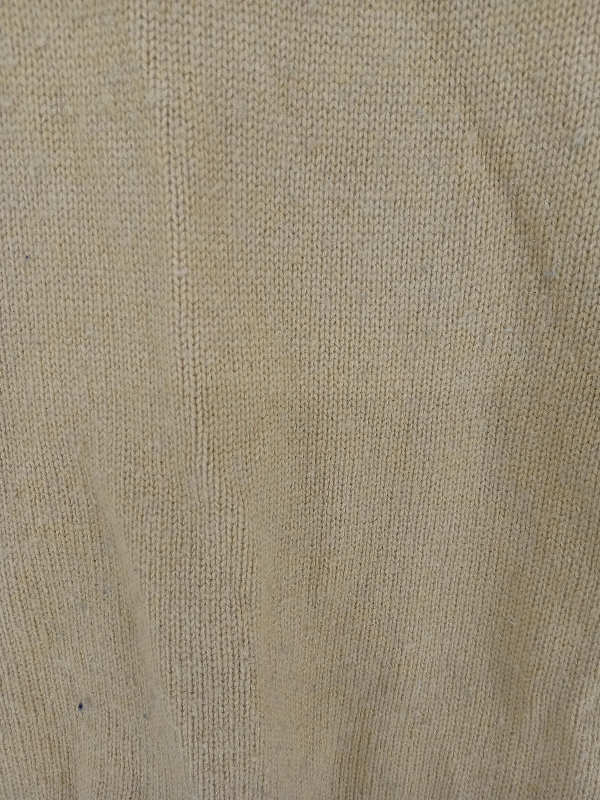 Boden Women's Jumper UK 14 Yellow Geometric Wool with Nylon Round Neck Pullover - Image 5