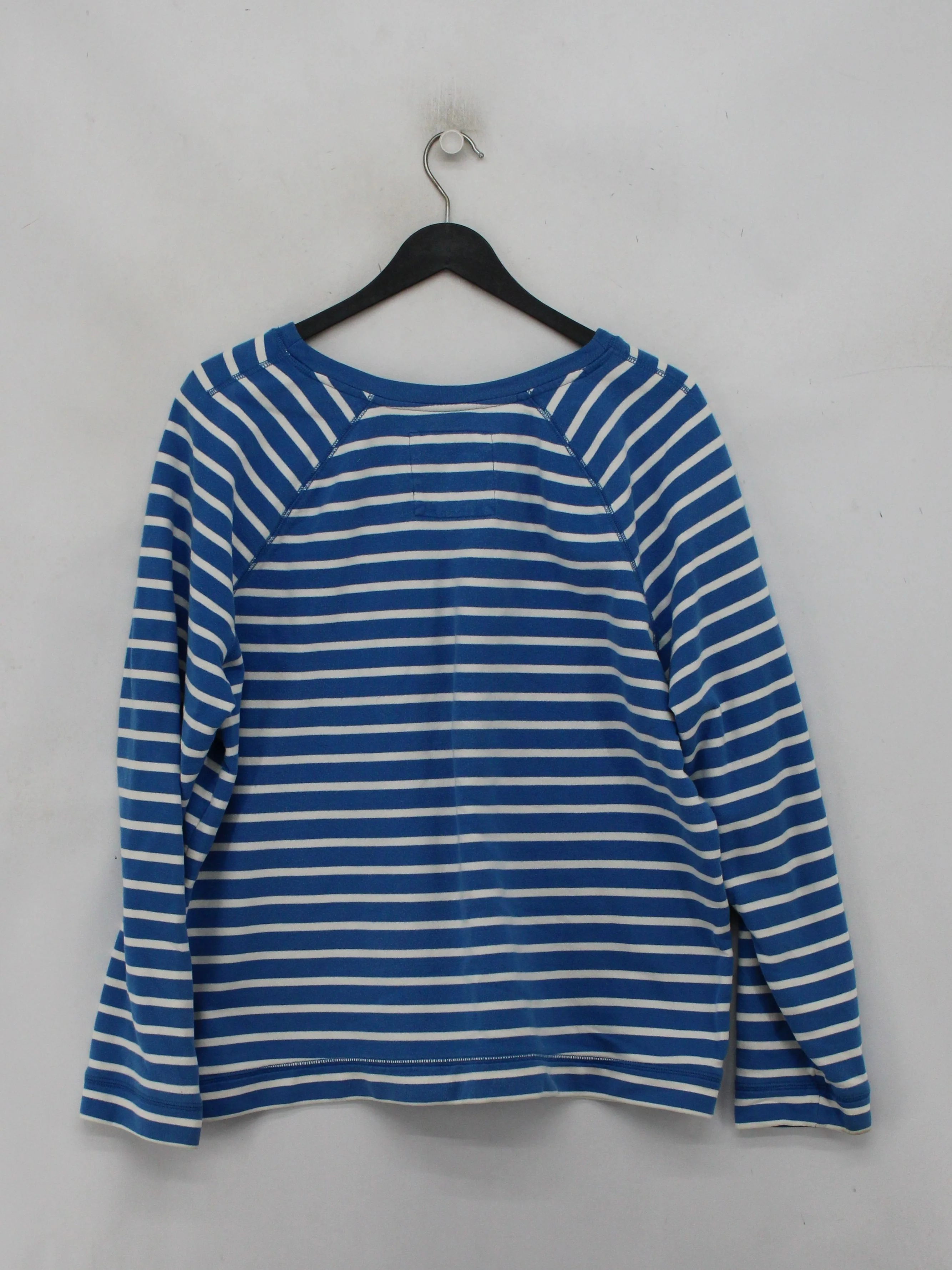 Boden Women's Jumper UK 18 Multi Striped 100% Cotton Crew Neck Pullover - Image 2