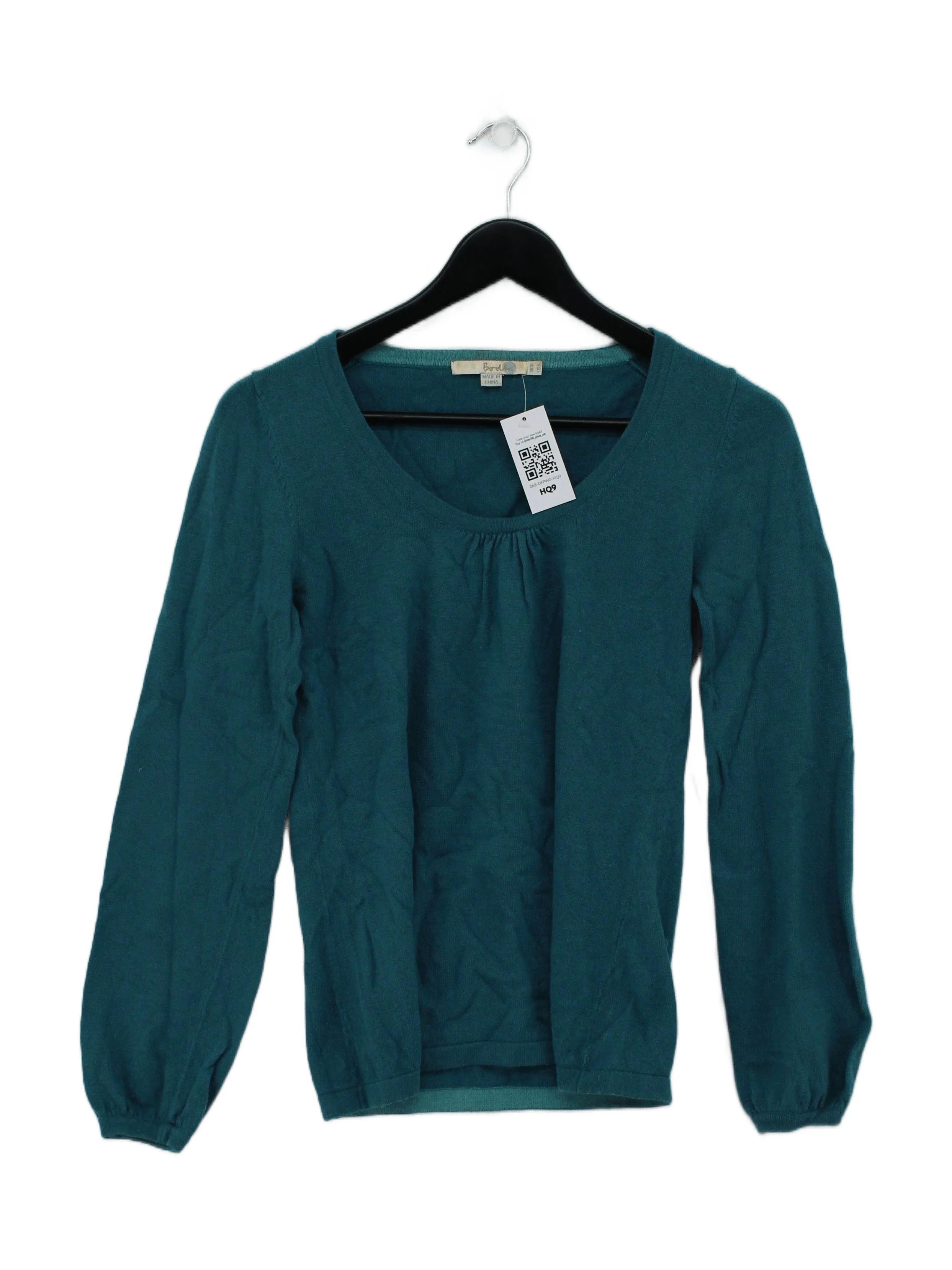 Boden Women's Jumper UK 6 Blue Cotton