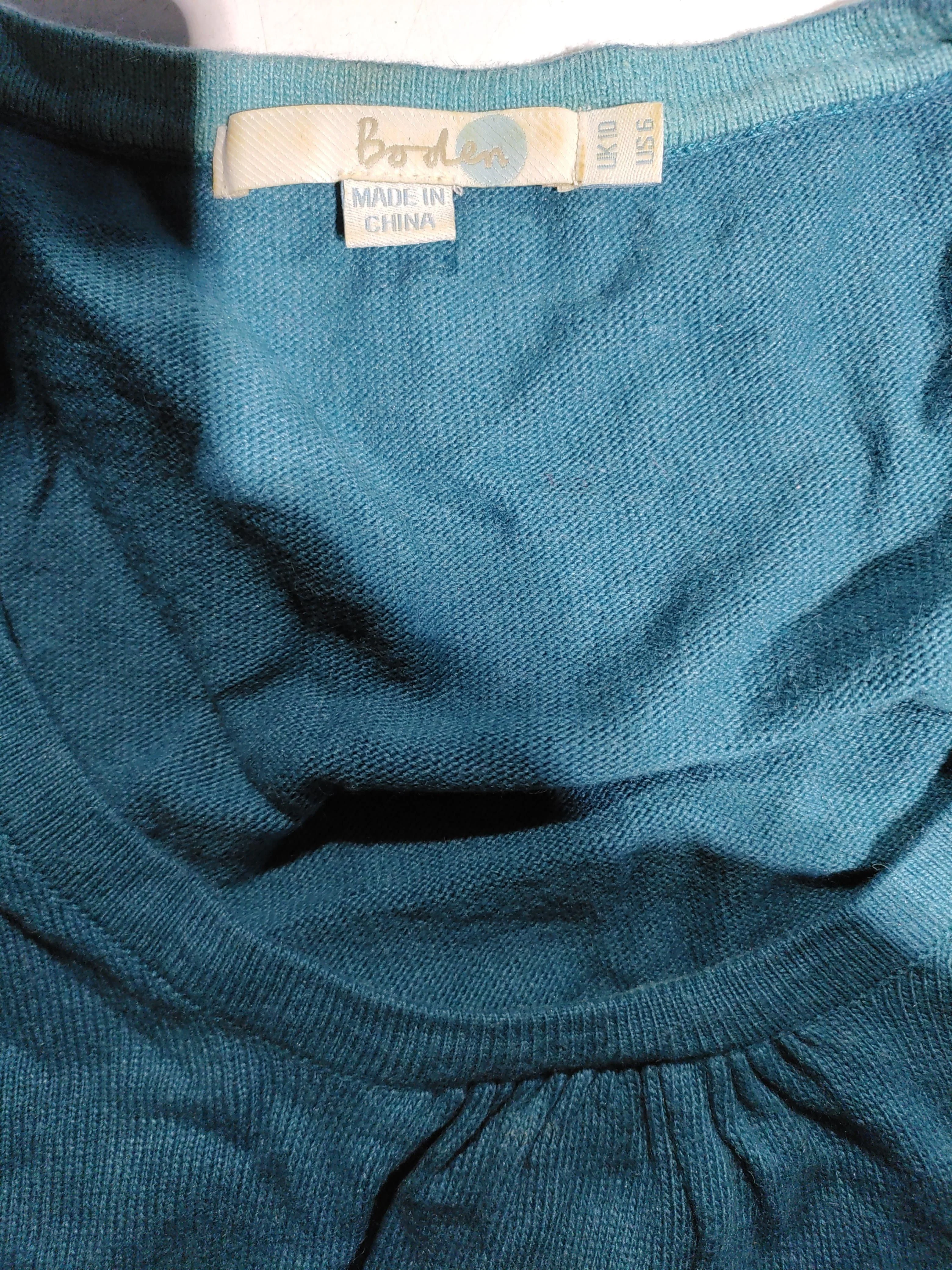 Boden Women's Jumper UK 6 Blue Cotton - Image 5