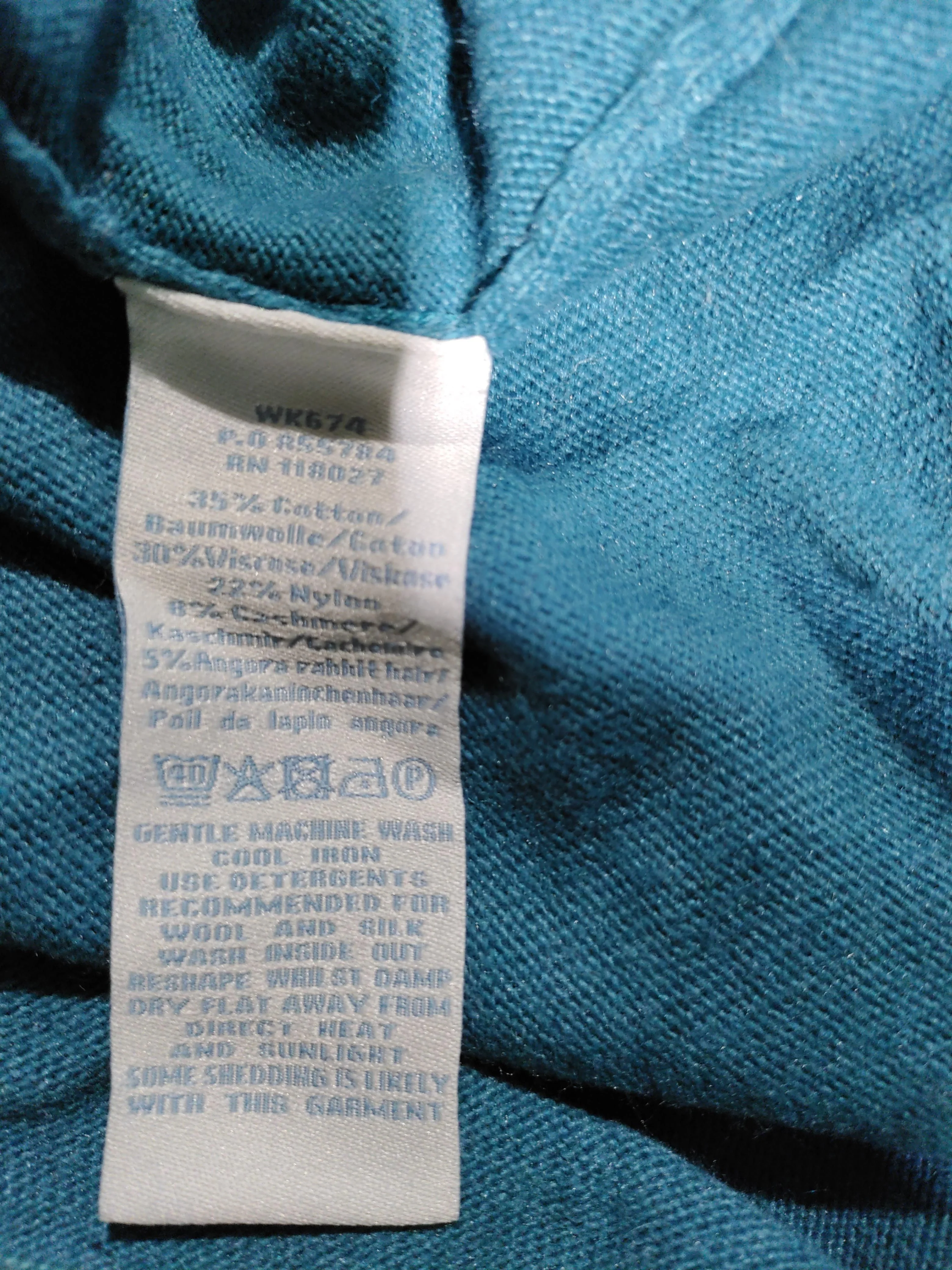 Boden Women's Jumper UK 6 Blue Cotton - Image 6