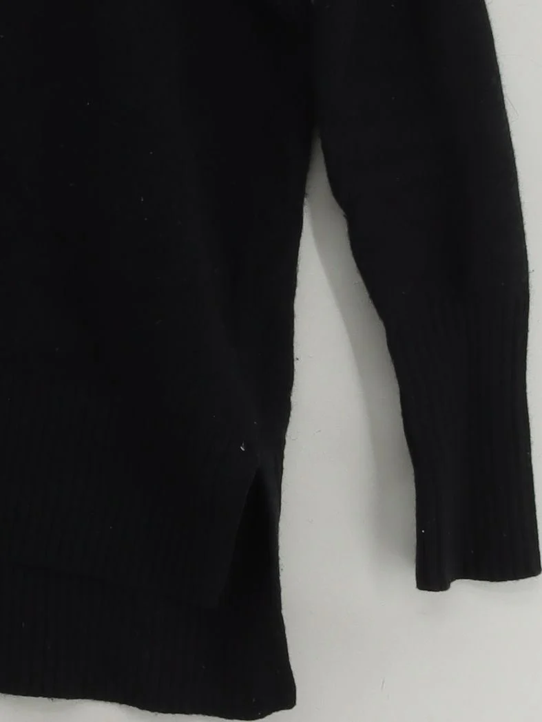 Boden Women's Jumper UK 8 Black 100% Wool High Neck Pullover - Image 4