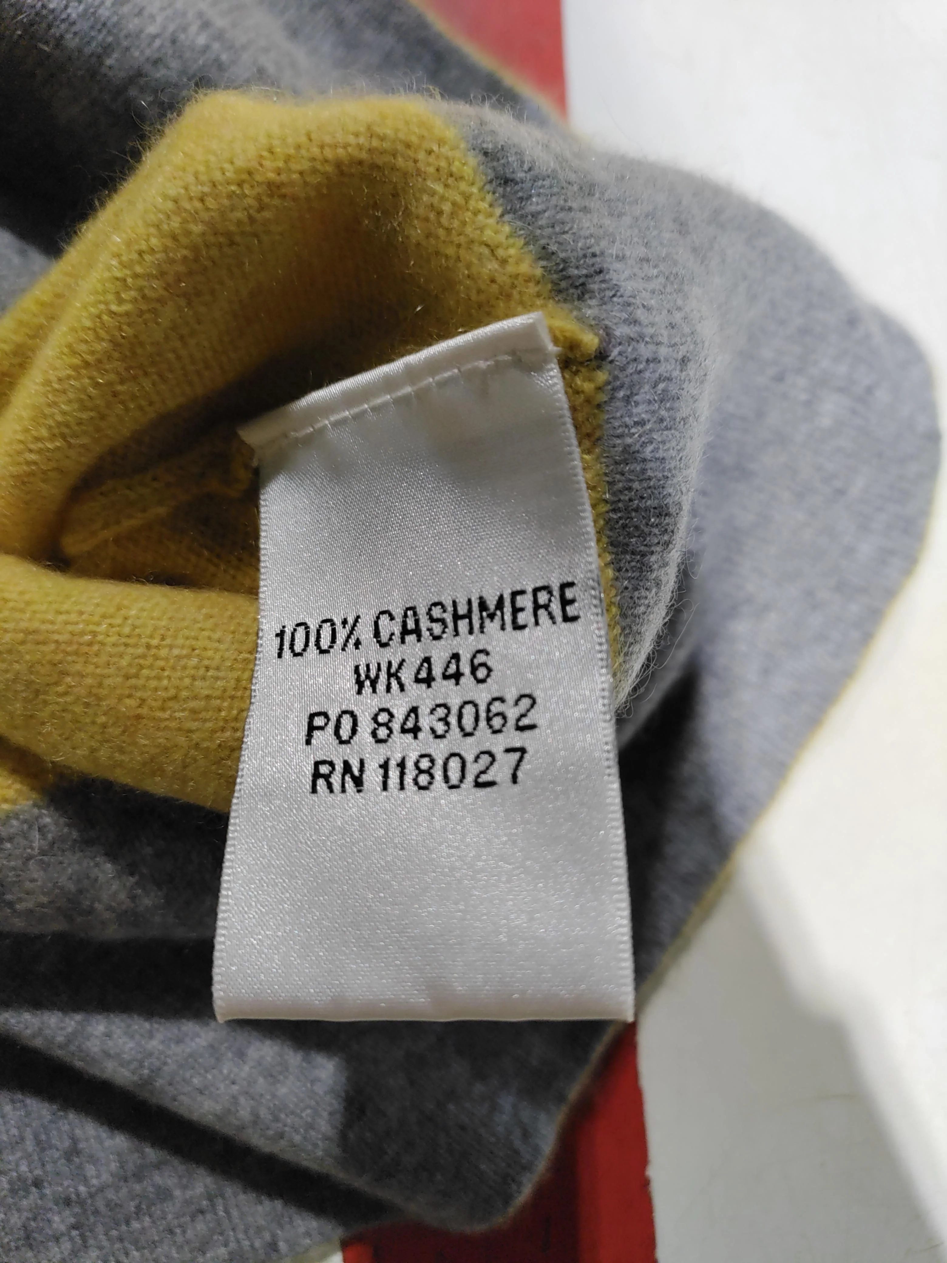 Boden Women's Jumper UK 8 Yellow 100% Cashmere Mock Neck Pullover - Image 6