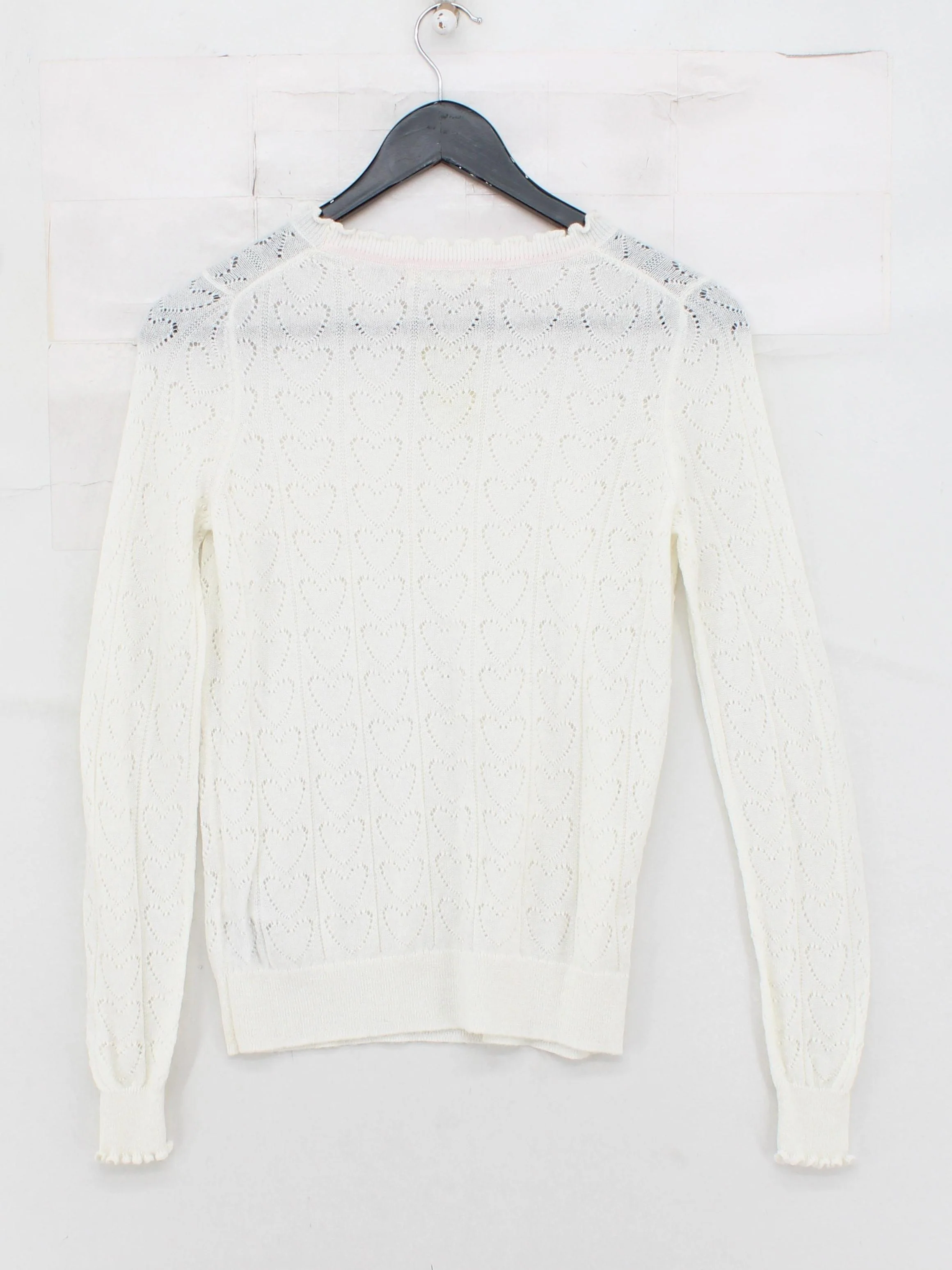Boden Women's Jumper XS Cream Polyamide with Acrylic, Wool, Mohair Pullover - Image 2