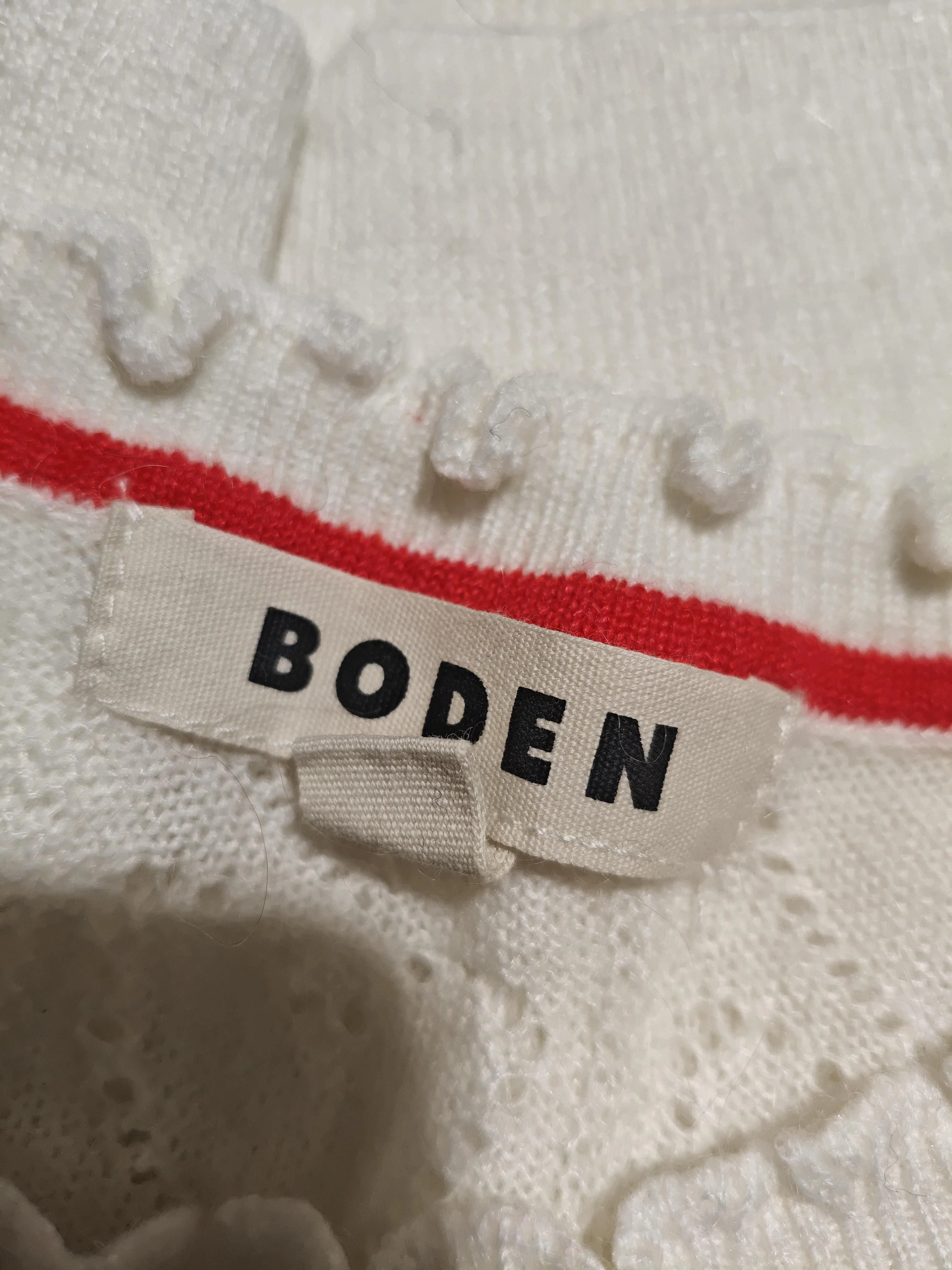 Boden Women's Jumper XS Cream Polyamide with Acrylic, Wool, Mohair Pullover - Image 5
