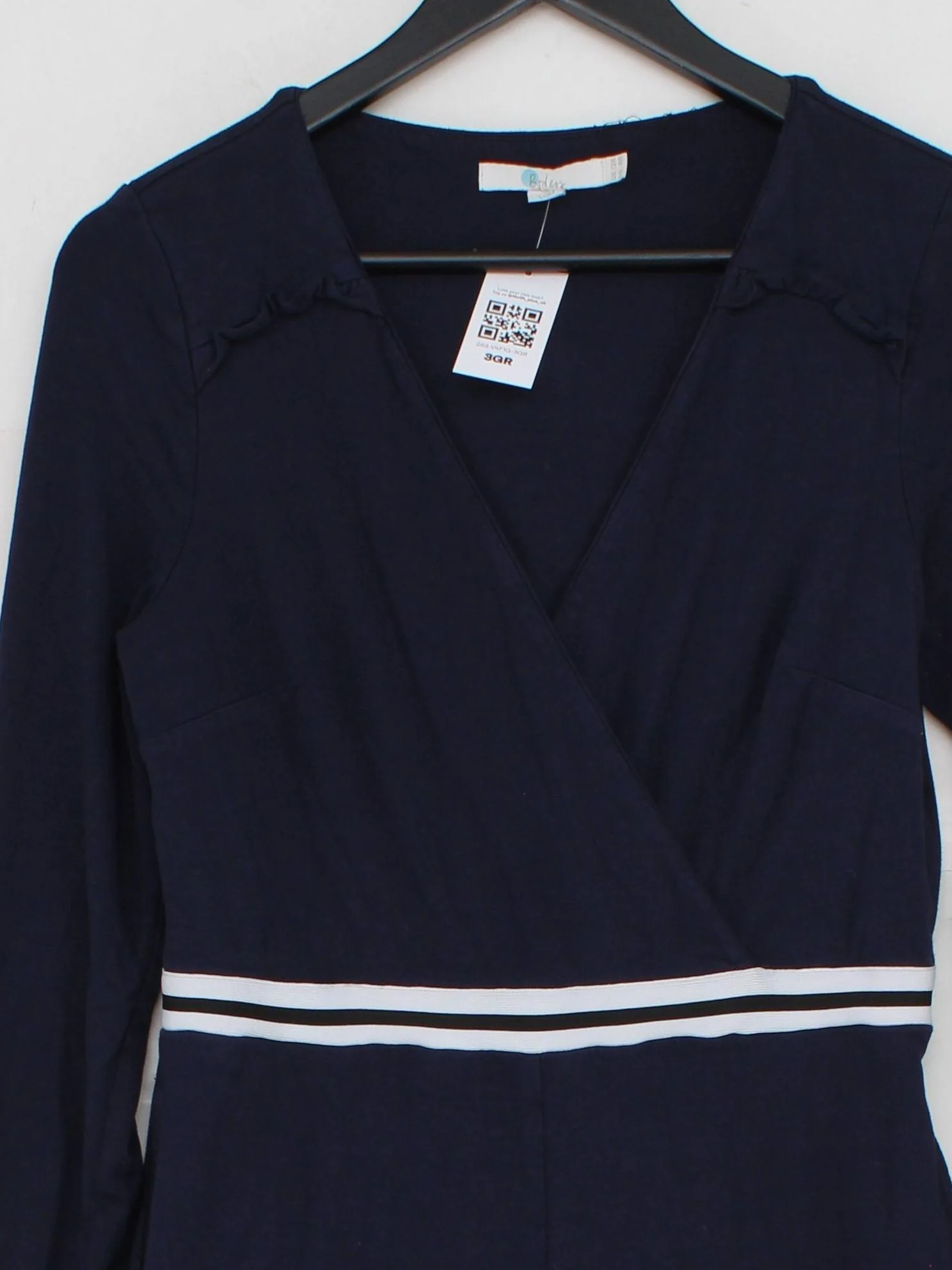 Boden Women's Jumpsuit UK 12 Blue 100% Other Wide-Leg Jumpsuit - Image 3
