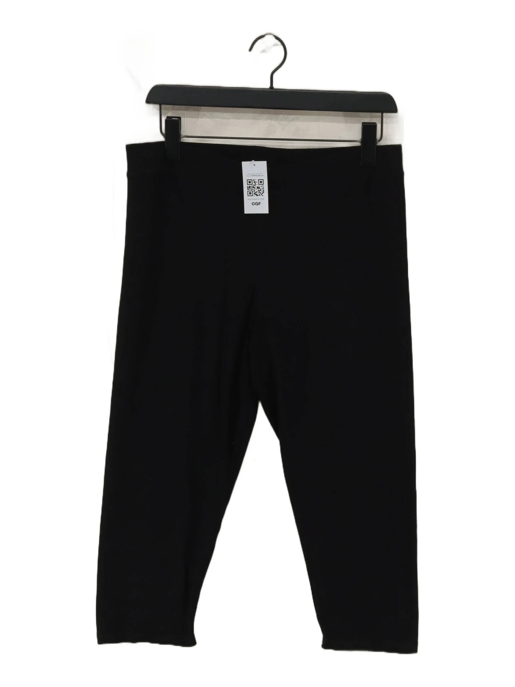 Boden Women's Leggings UK 18 Black Viscose with Elastane Capri