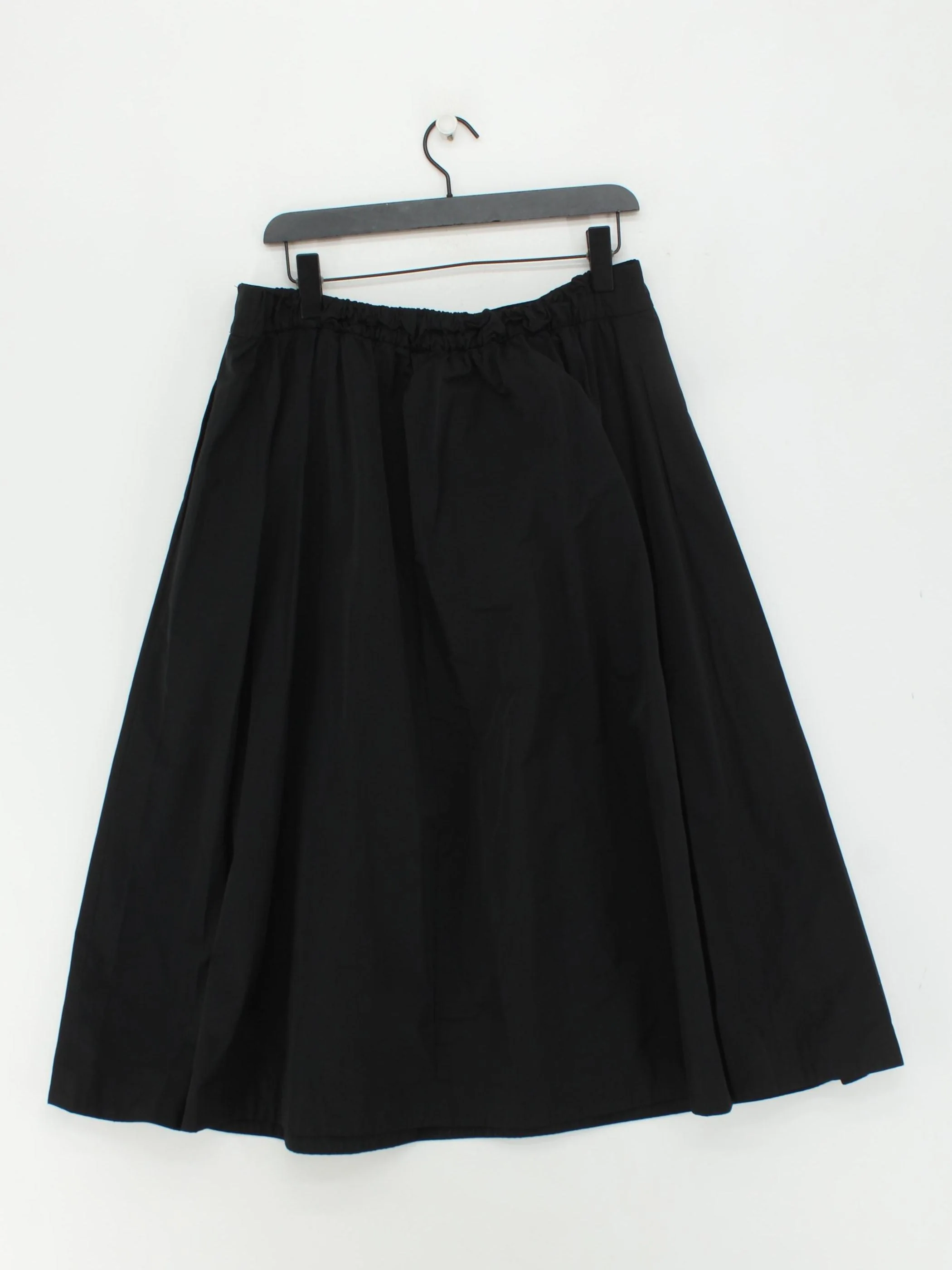 Boden Women's Maxi Skirt UK 18 Black Polyester with Cotton Long Maxi - Image 2