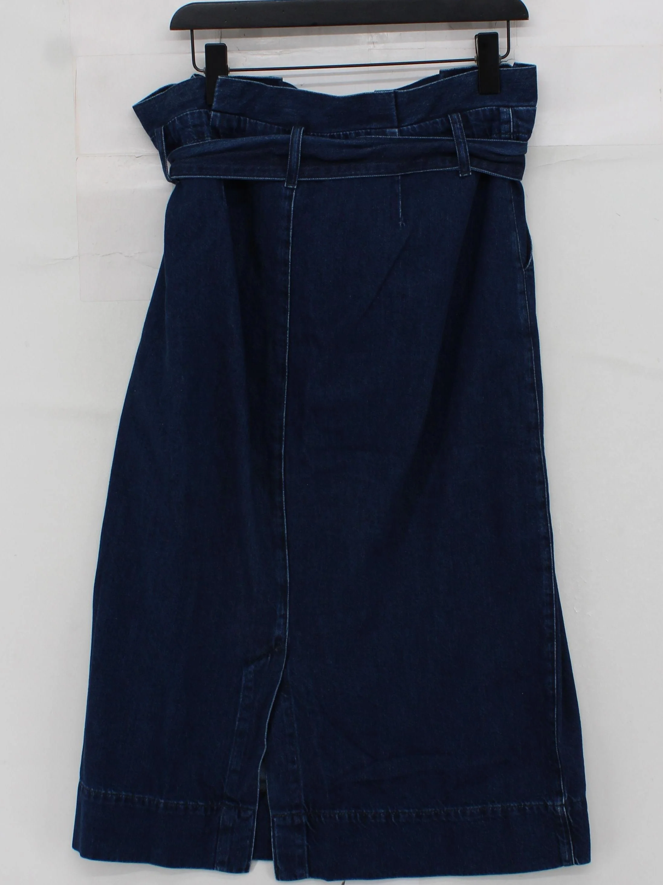Boden Women's Midi Skirt L Blue 100% Cotton Midi Straight & Pencil - Image 2