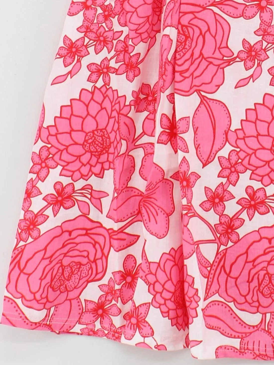 Boden Women's Midi Skirt M Multi Floral 100% Linen Midi A-Line - Image 4
