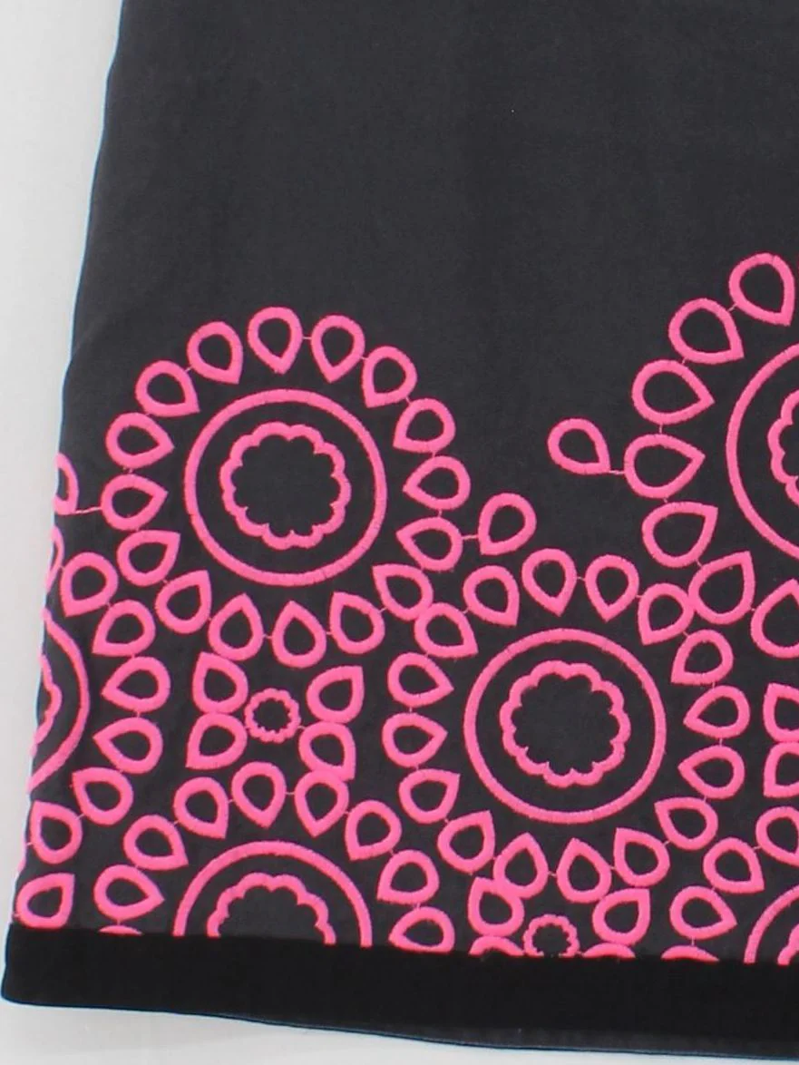 Boden Women's Midi Skirt UK 10 Grey Cotton with Polyester Straight & Pencil - Image 4