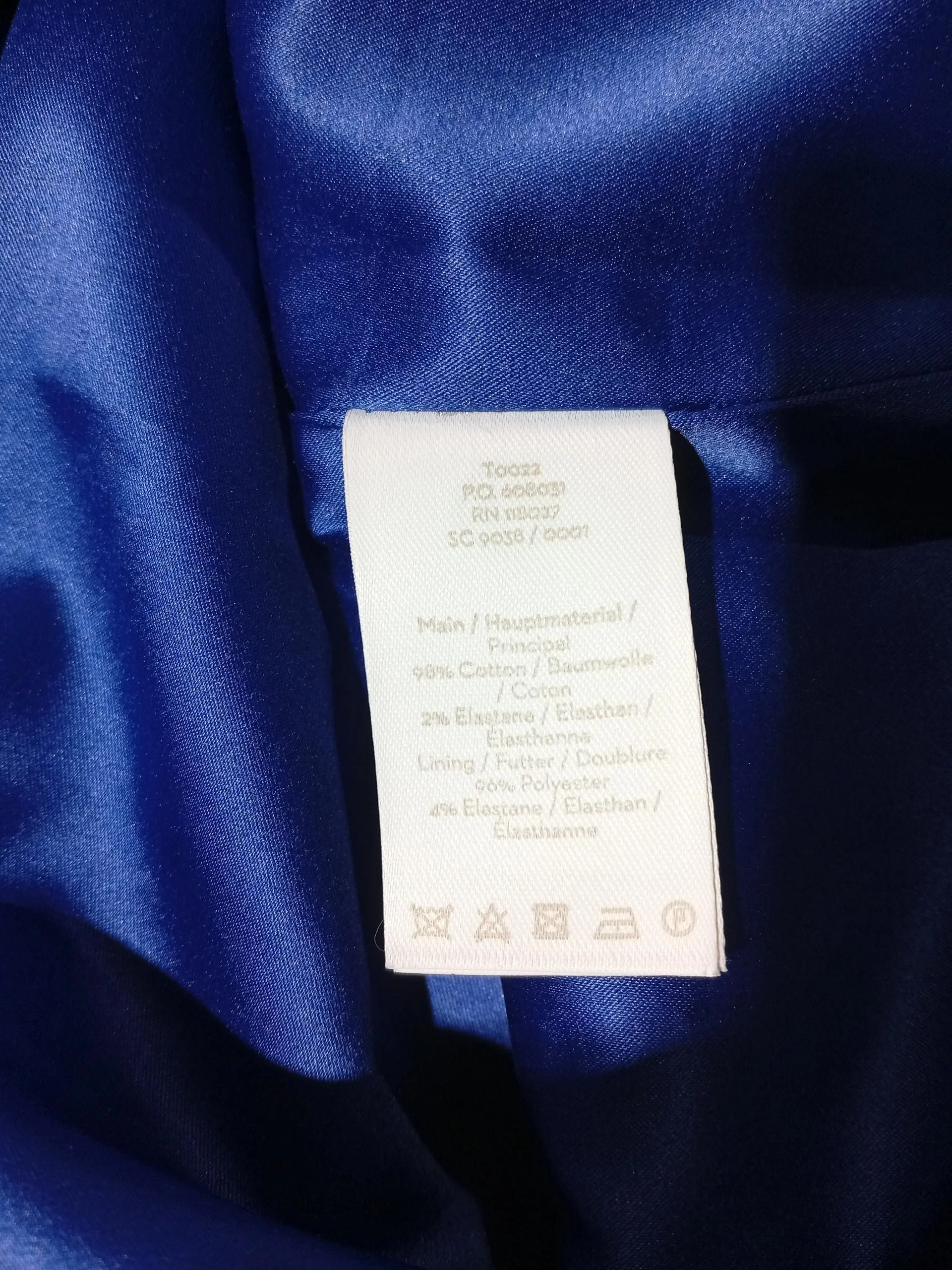 Boden Women's Midi Skirt UK 12 Blue Cotton - Image 6