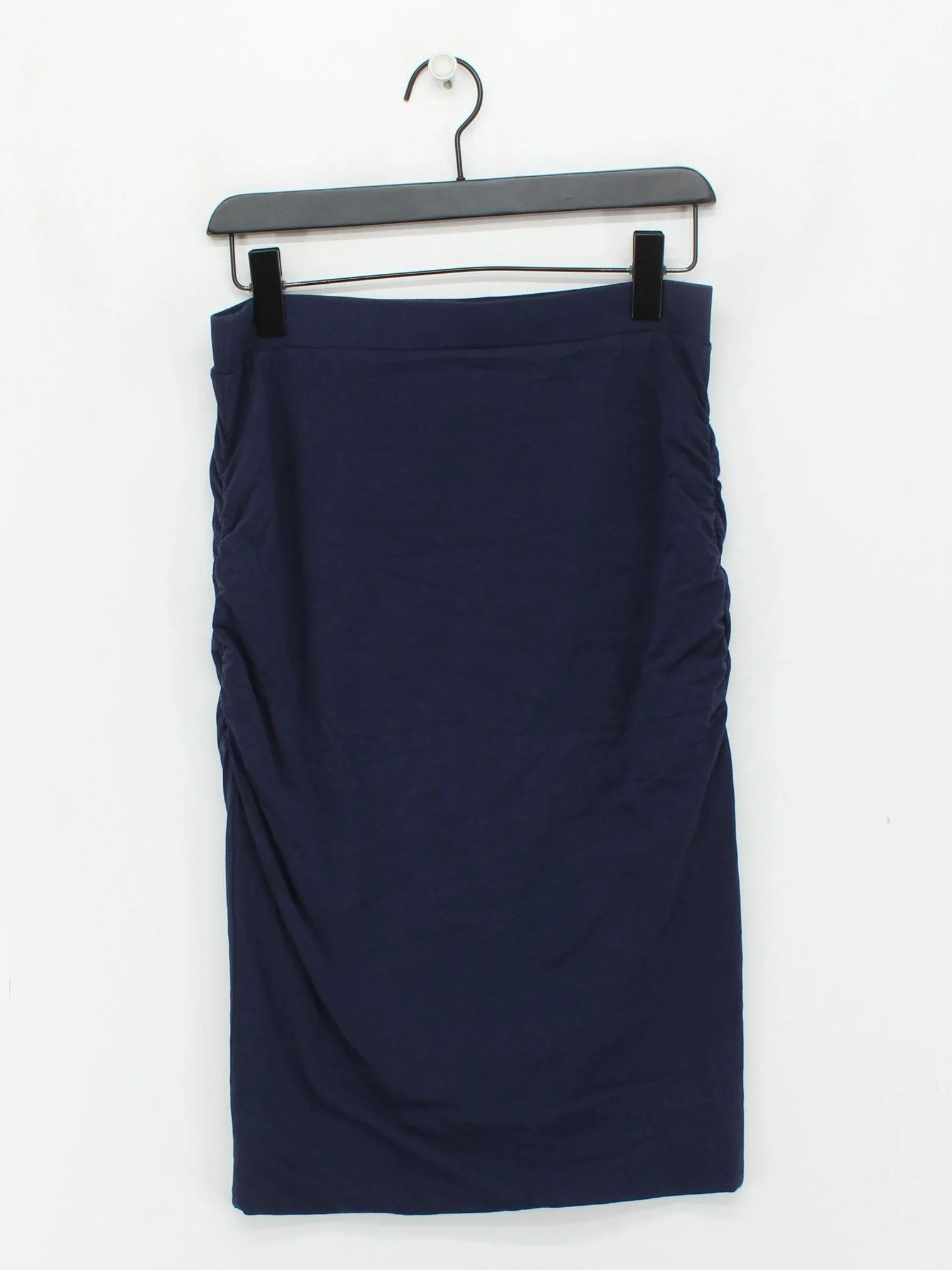 Boden Women's Midi Skirt UK 12 Blue Cotton with Elastane Midi Straight & Pencil - Image 2