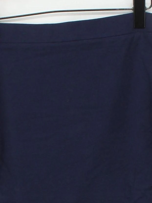 Boden Women's Midi Skirt UK 12 Blue Cotton with Elastane Midi Straight & Pencil - Image 3